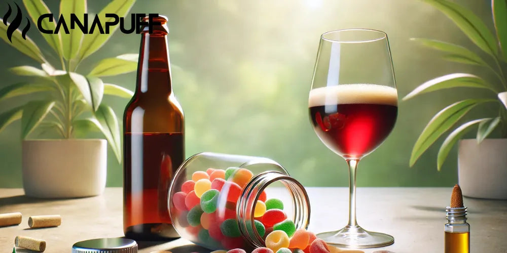 Ar galima maišyti CBD guminukus su alkoholiu? Saugumo gidas ir poveikis-Canapuff