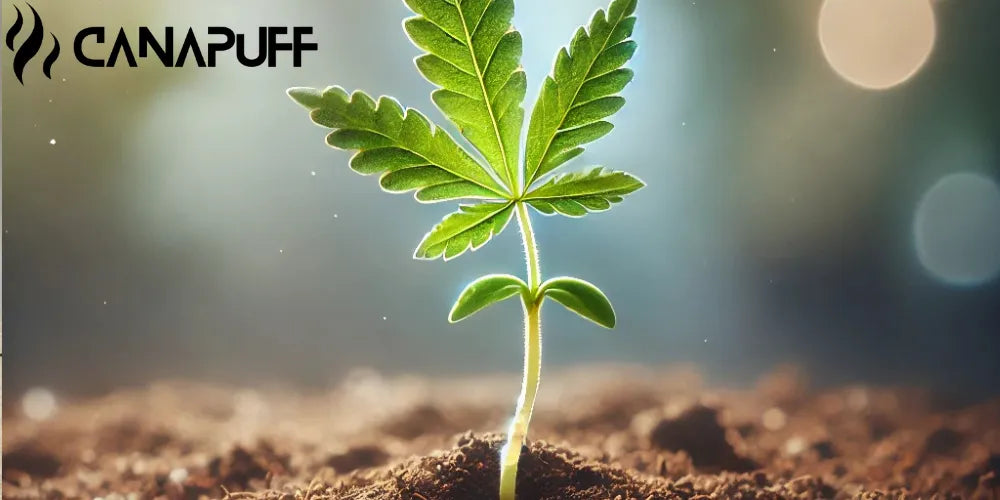 1-veckas gammal hampafröplanta: Växtguide och tips-Canapuff