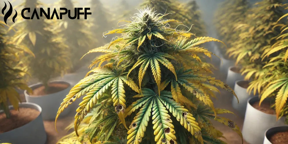 Symptomer på Cannabisblad