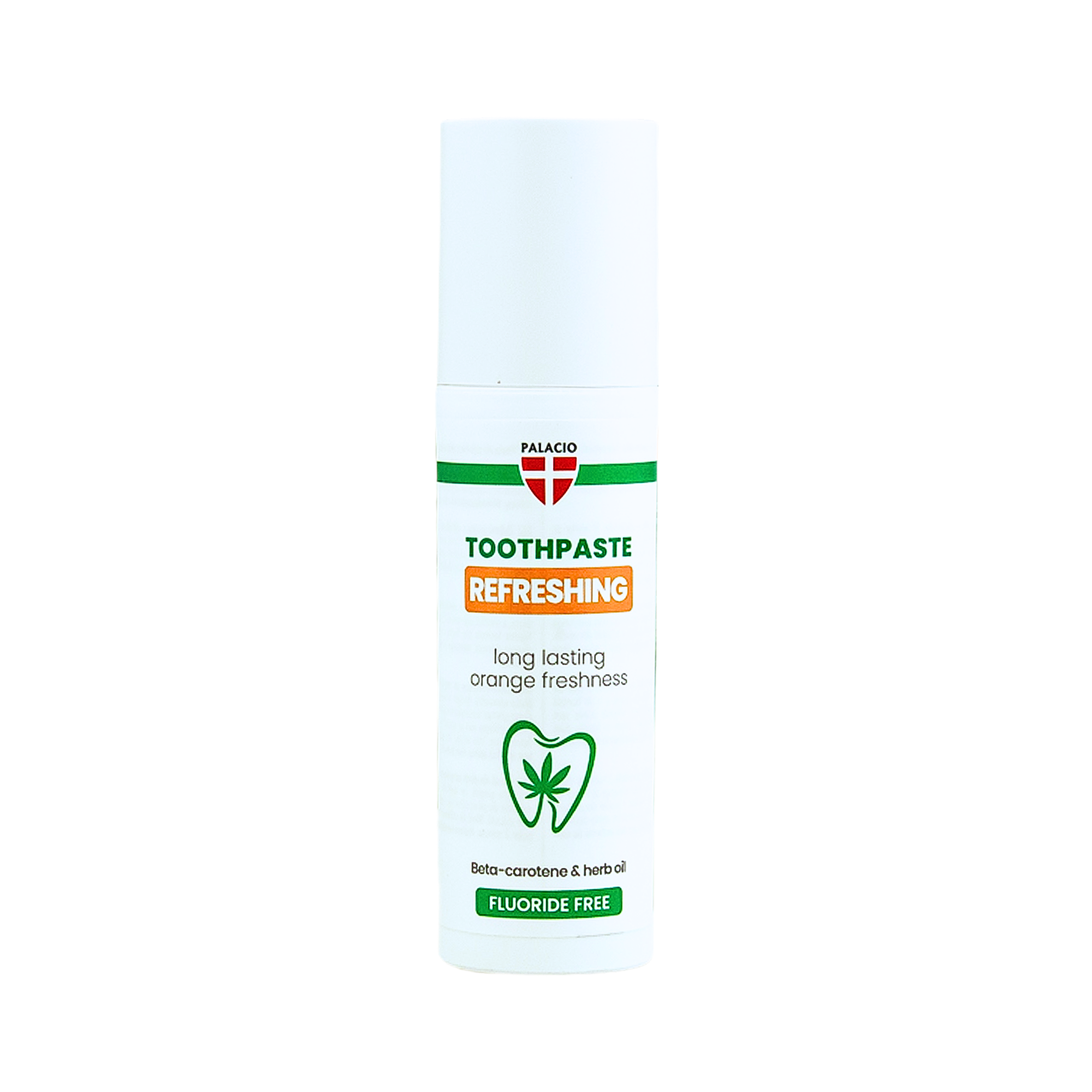 Refreshing toothpaste with hemp and orange oil, 75 g - Palacio