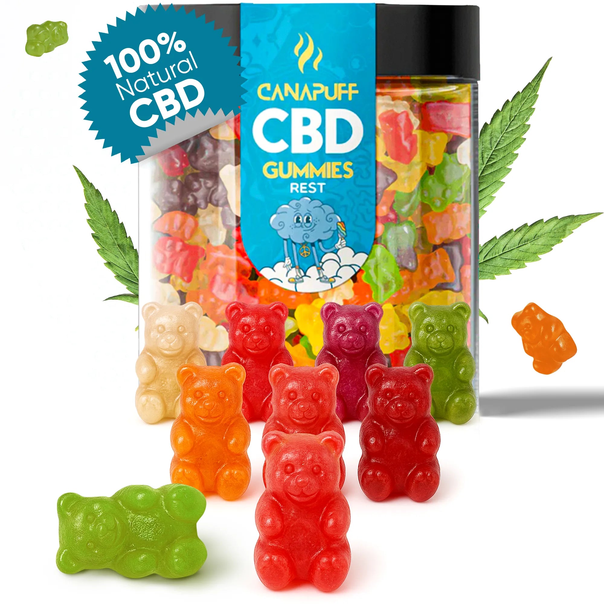 Canapuff - Gummies med CBD - Rest-Canapuff