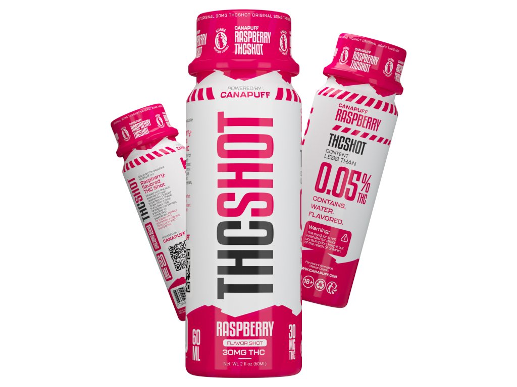THC Shot Ahududu 60 ml-Canapuff