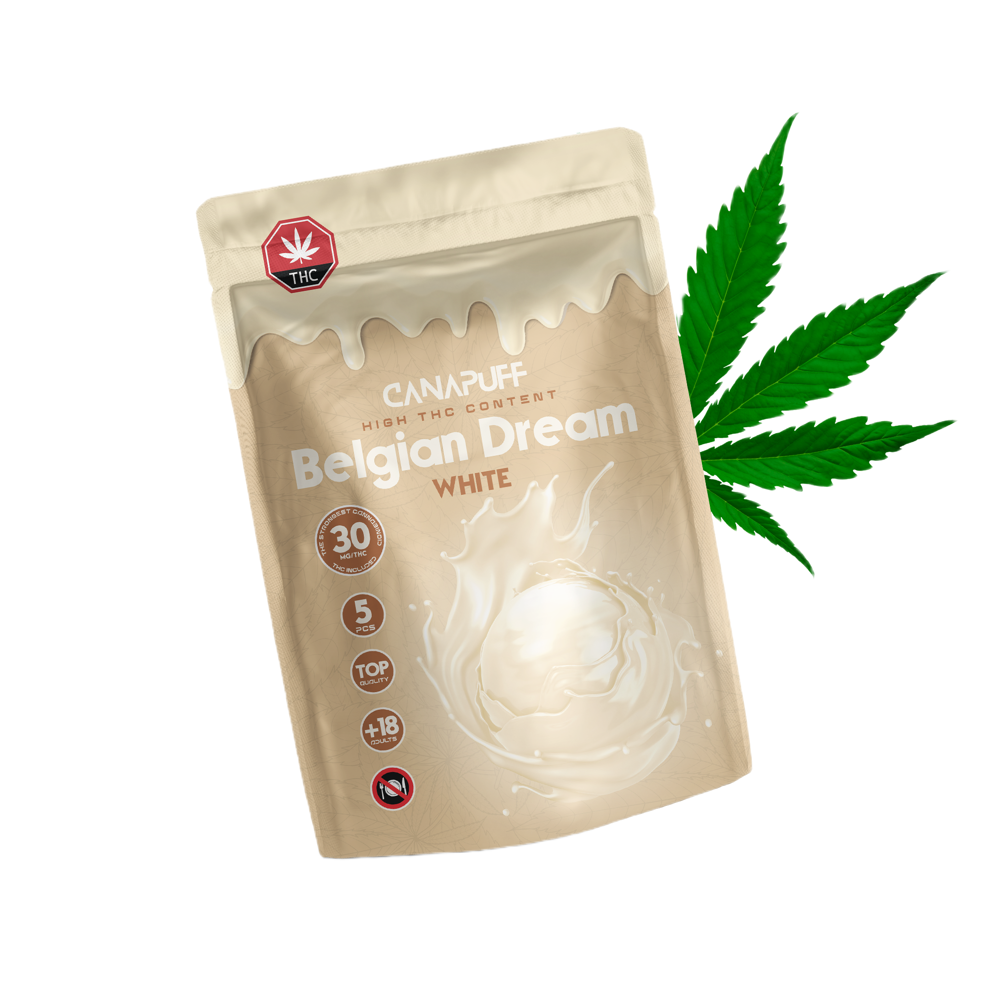 Biała czekolada z THC
