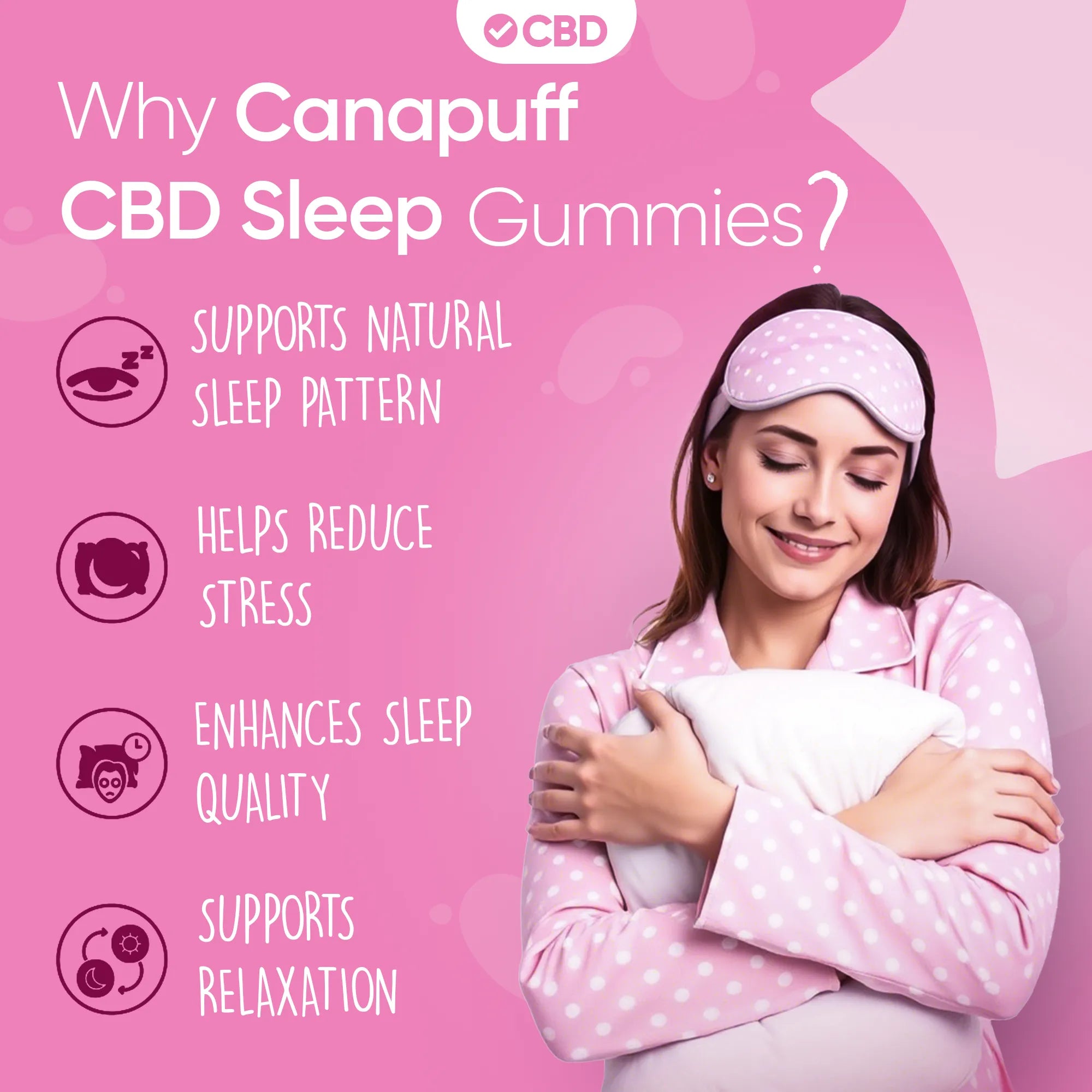 Canapuff - Gominolas de CBD - Sleep-Canapuff