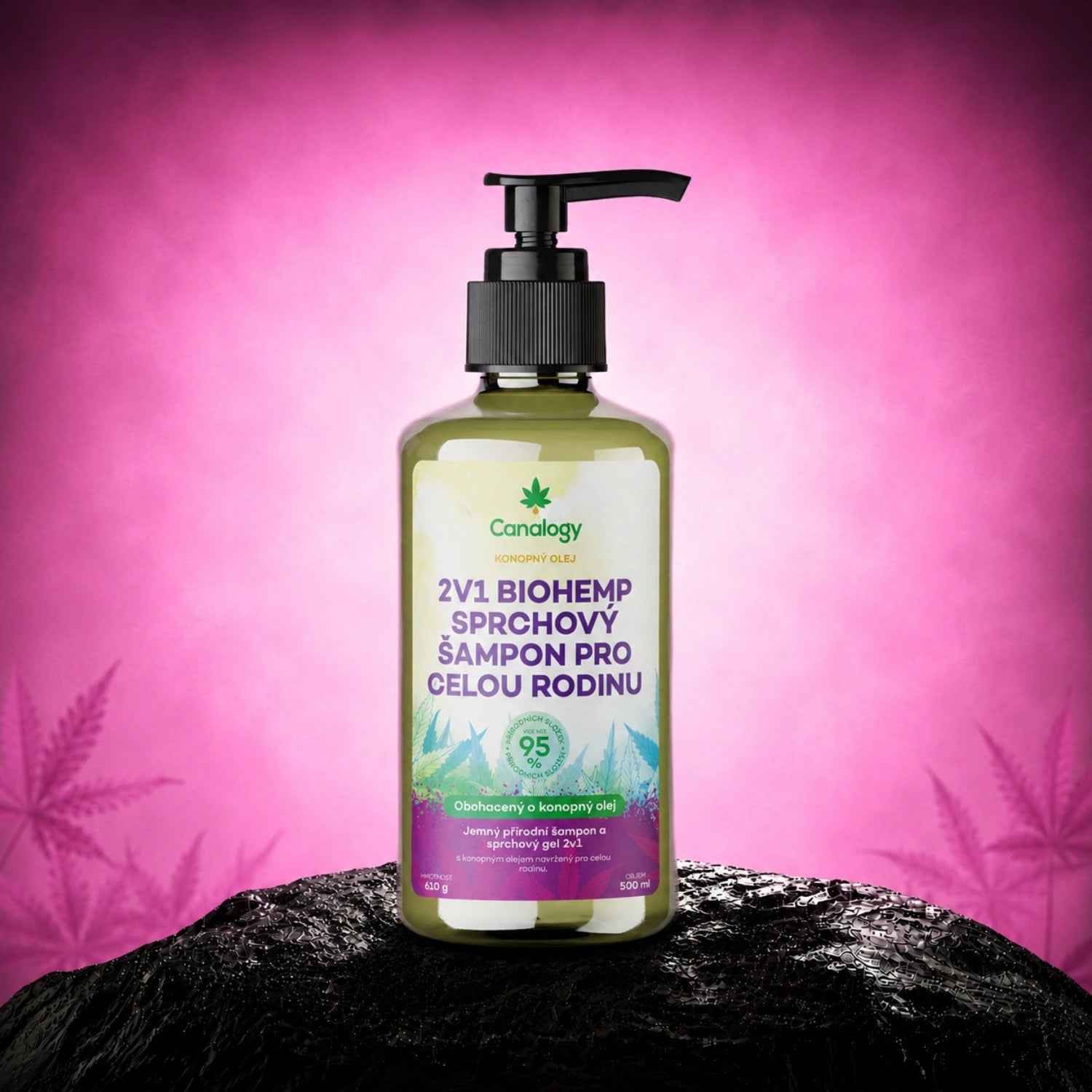 Shampooing Douche 2en1 BioHemp pour Toute la Famille - Canalogy