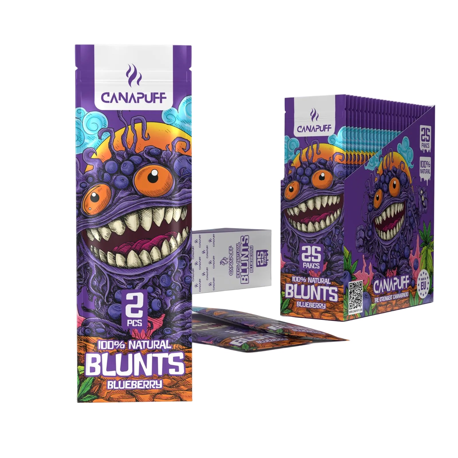 Blunt Wrap Ruller – Blåbær