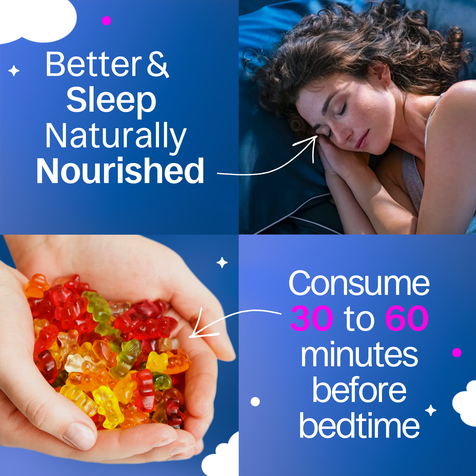 Melatonin Gummies - Hindbær-Canapuff
