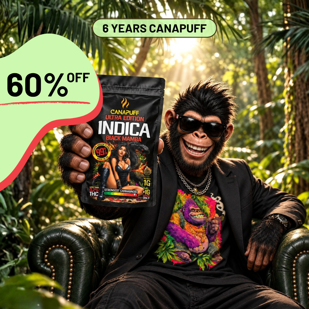 Indica Blomster Black Mamba Ultra Edition 99%