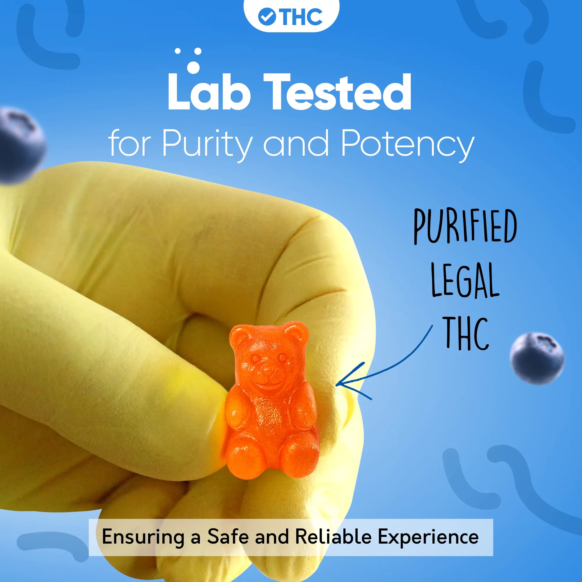 THC Gummies Blueberry-Canapuff