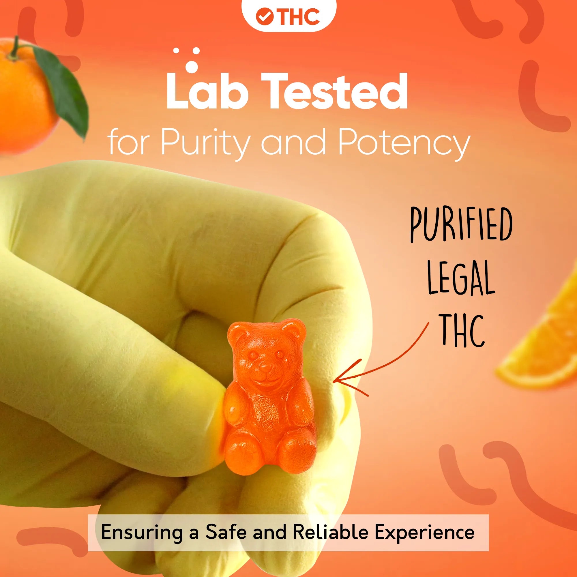 THC Gummies Orange-Canapuff