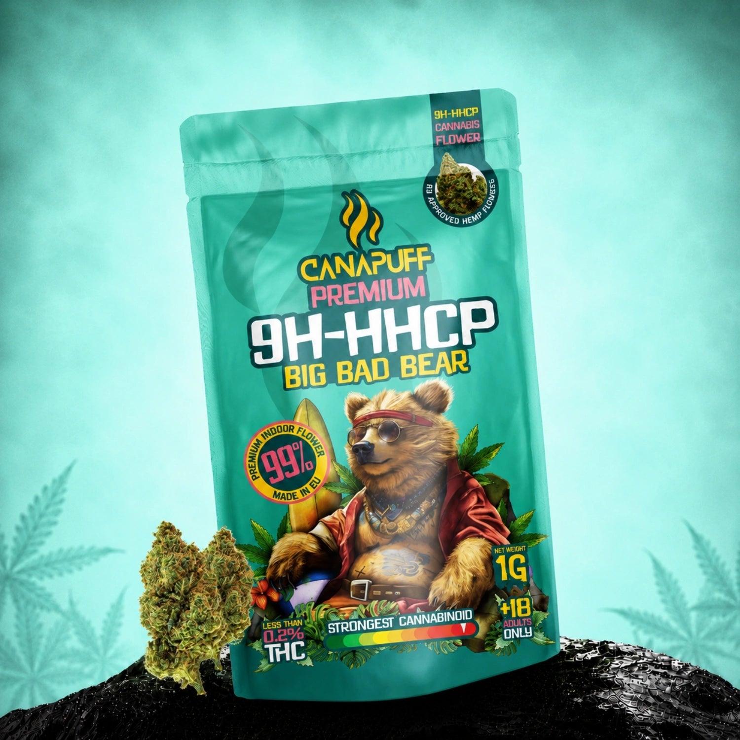 9h-HHCP Fleurs Big Bad Bear 99%