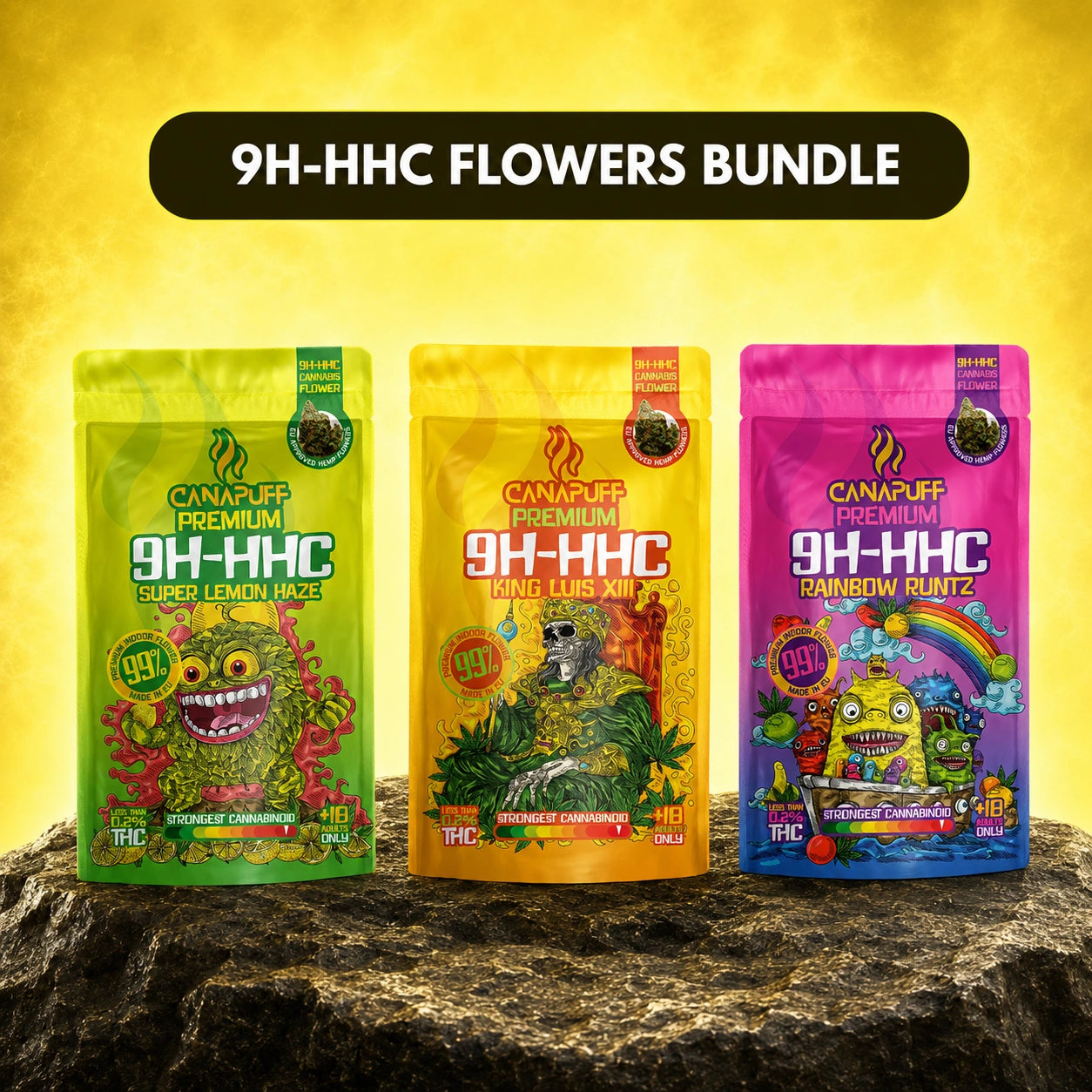 9H-HHC Flowers Bundle (3x1g)