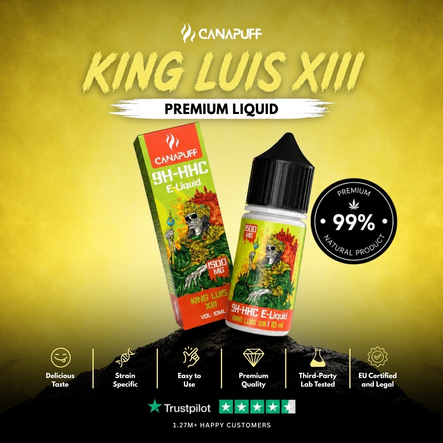 9H-HHC Liquid King Luis XIII 1.500mg