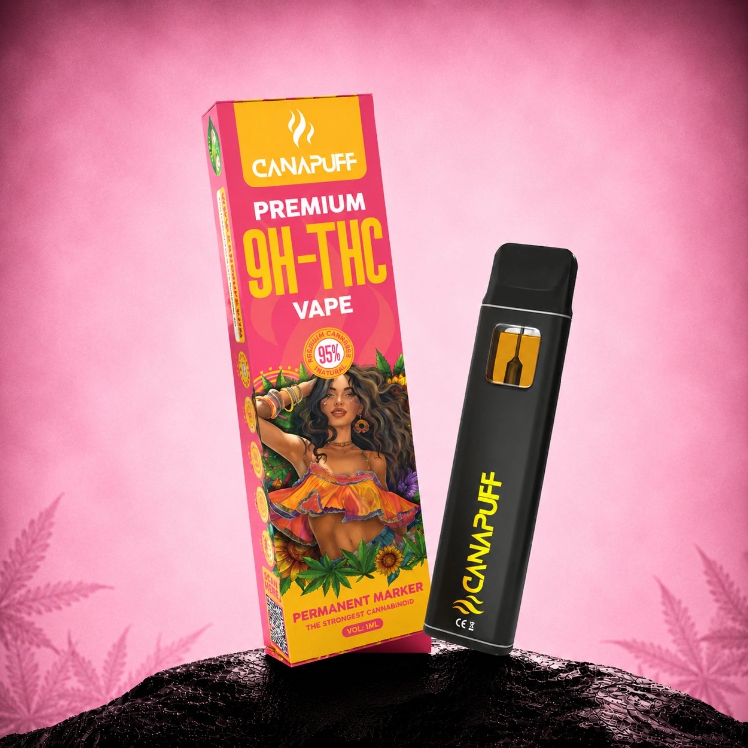 9H-THC Vape Permanent Marker 95 % 1 ml