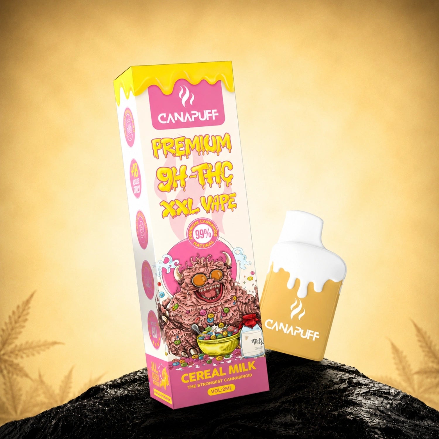9H-THC XXL Vape Cereal Milk %99 2ml