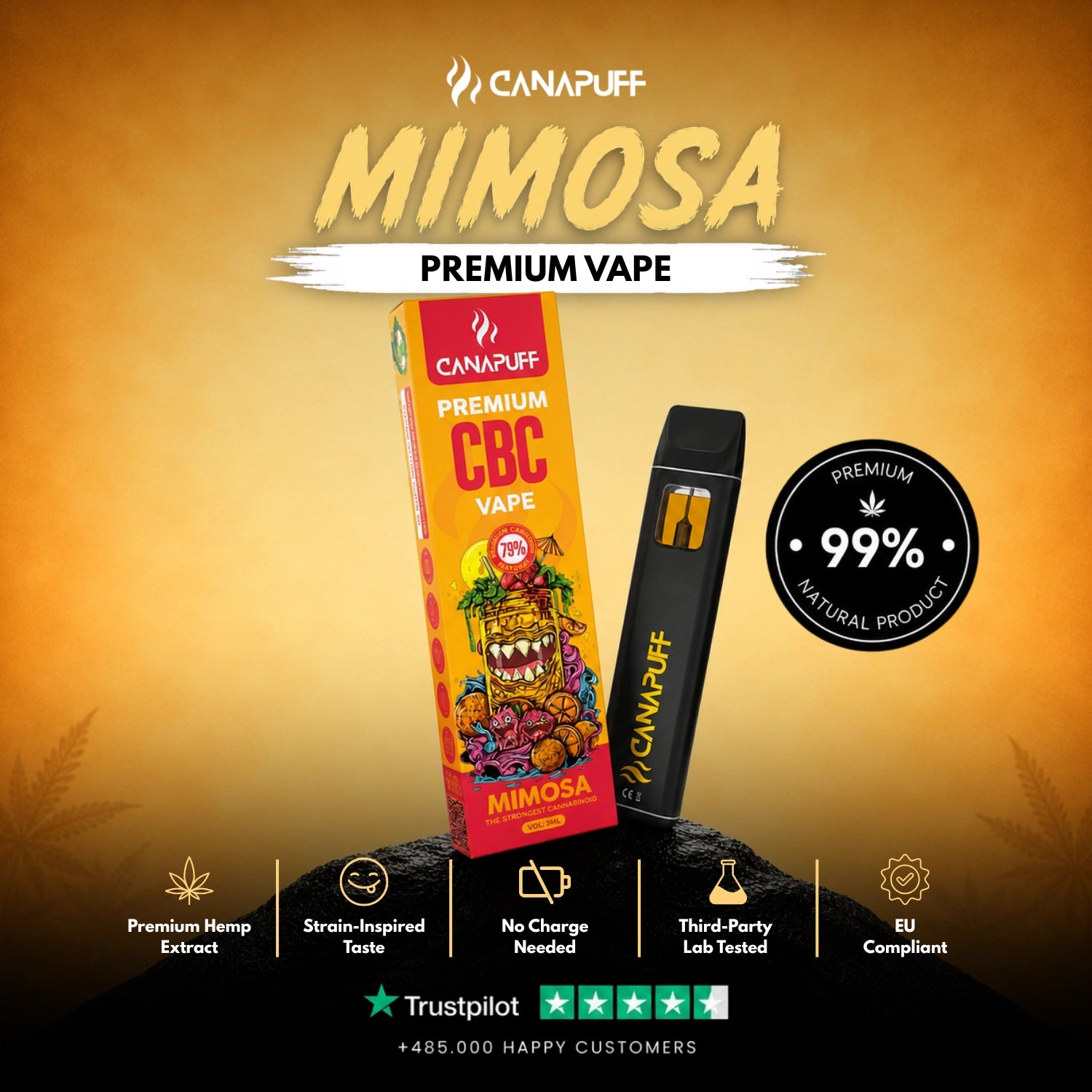 CBC Vape Mimosa 79 % 1 ml