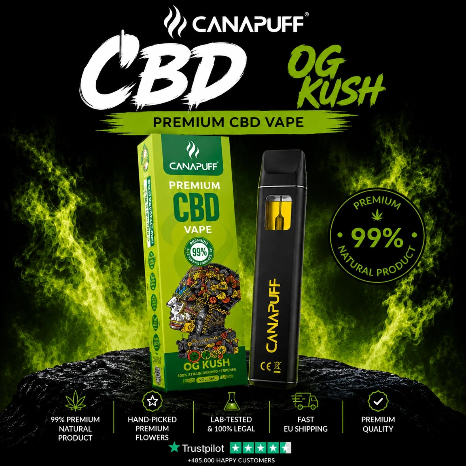 CBD Vape OG Kush 95% 1 мл