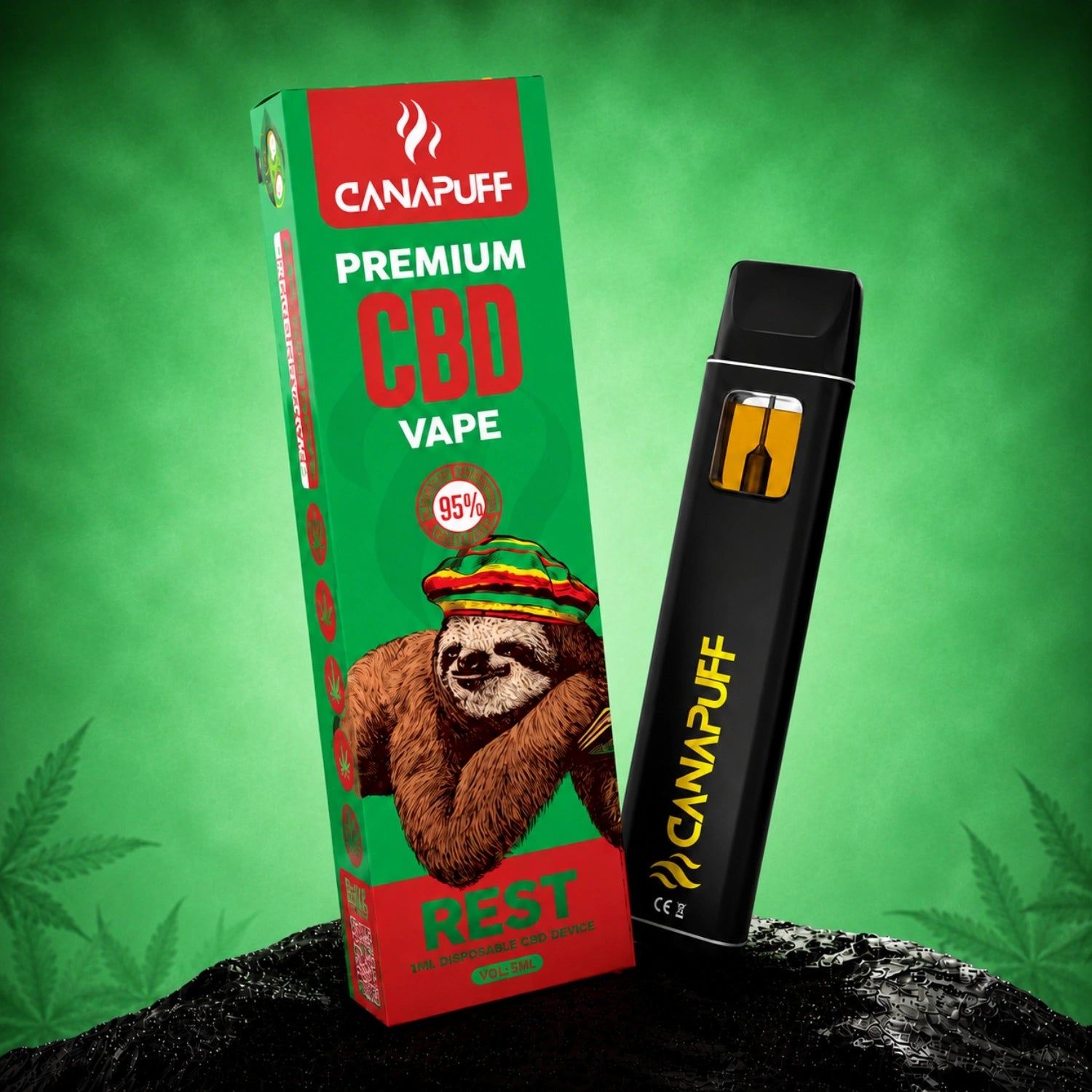 CBD Vape Решта 95% 1 мл