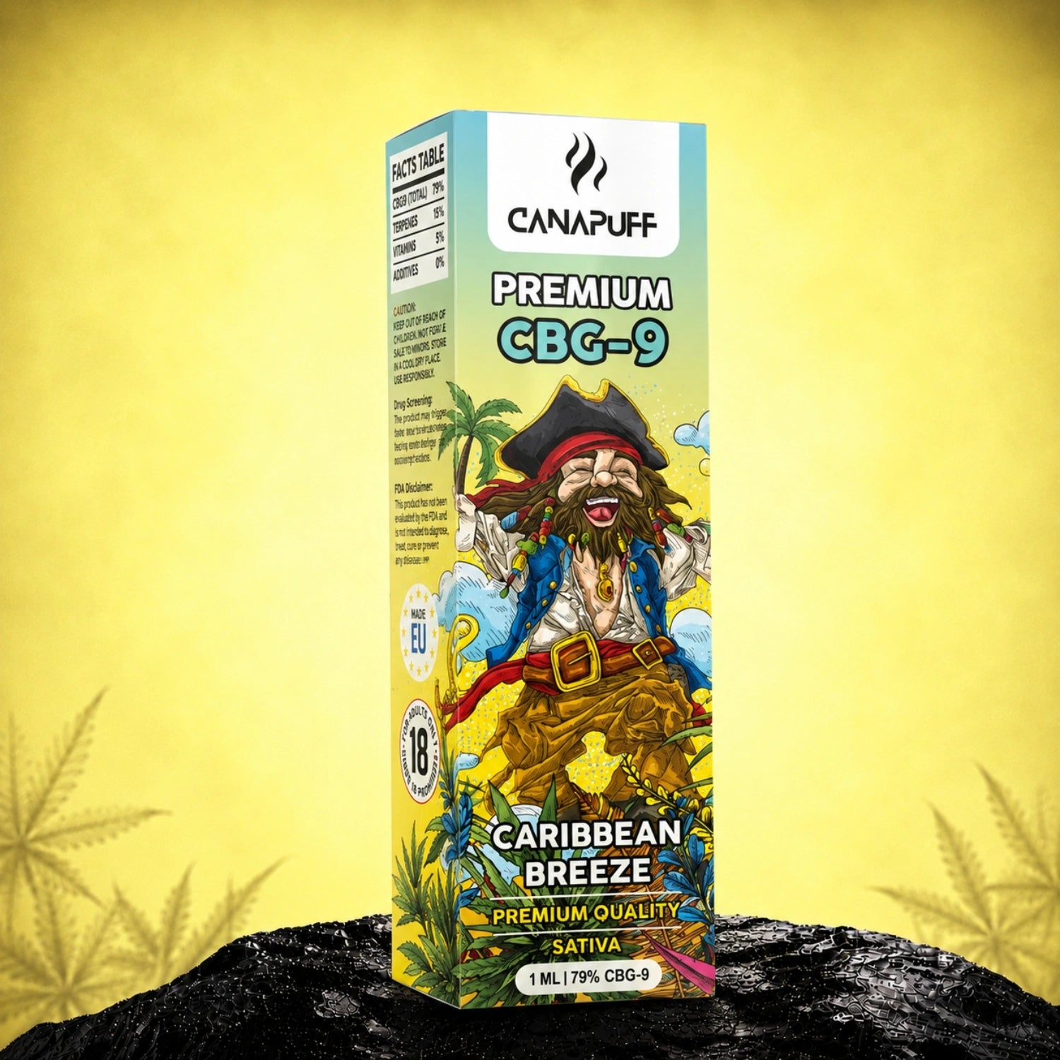 CBG9 Vape Caribbean Breeze %79 1 ml