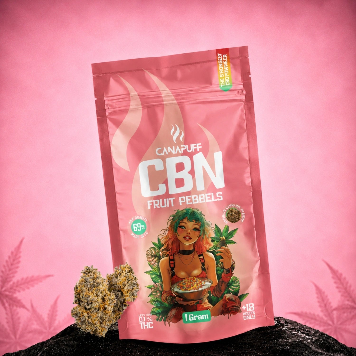 CBN Fleurs Pebbels aux fruits 69 %