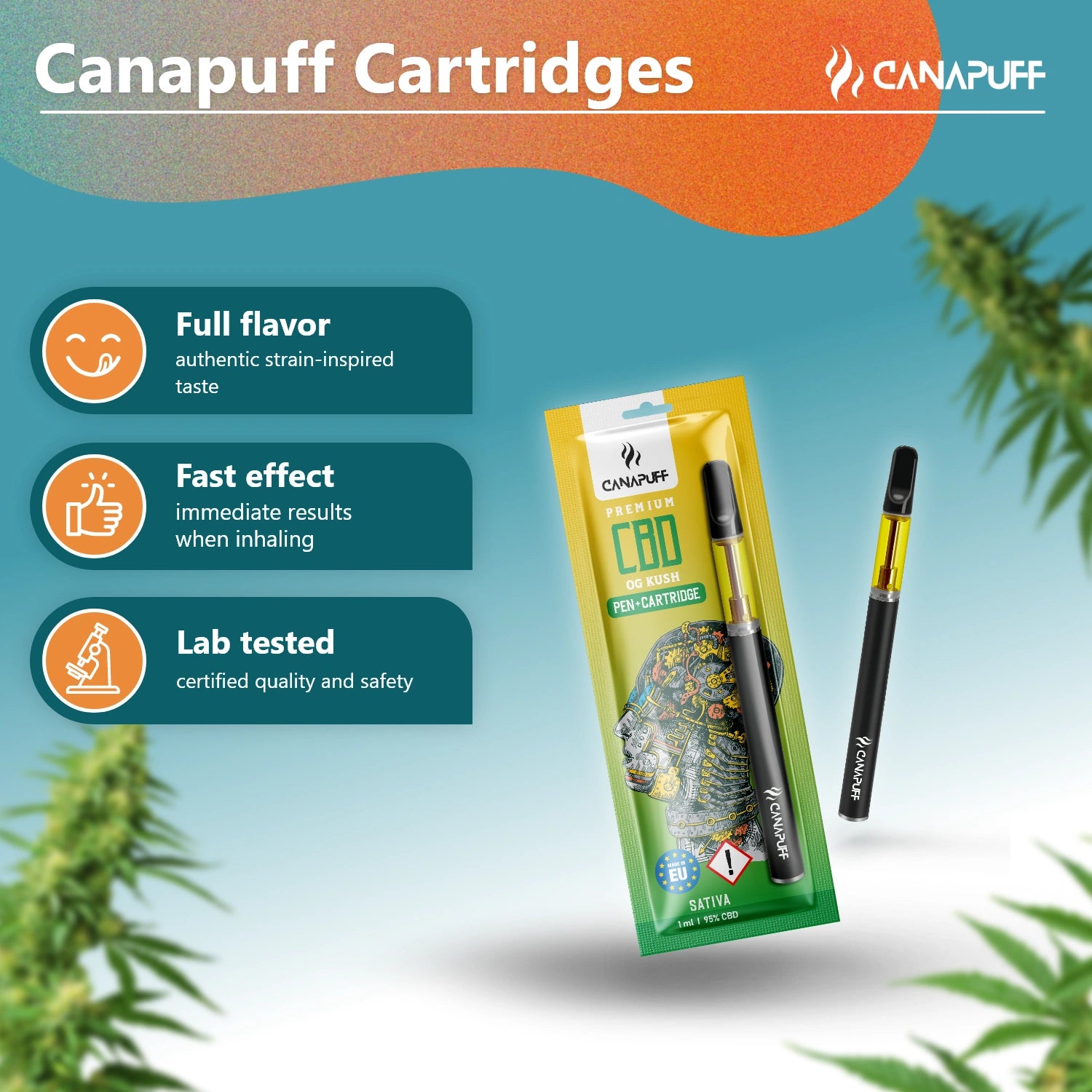 CBD Pen+Kartuş OG Kush 95%