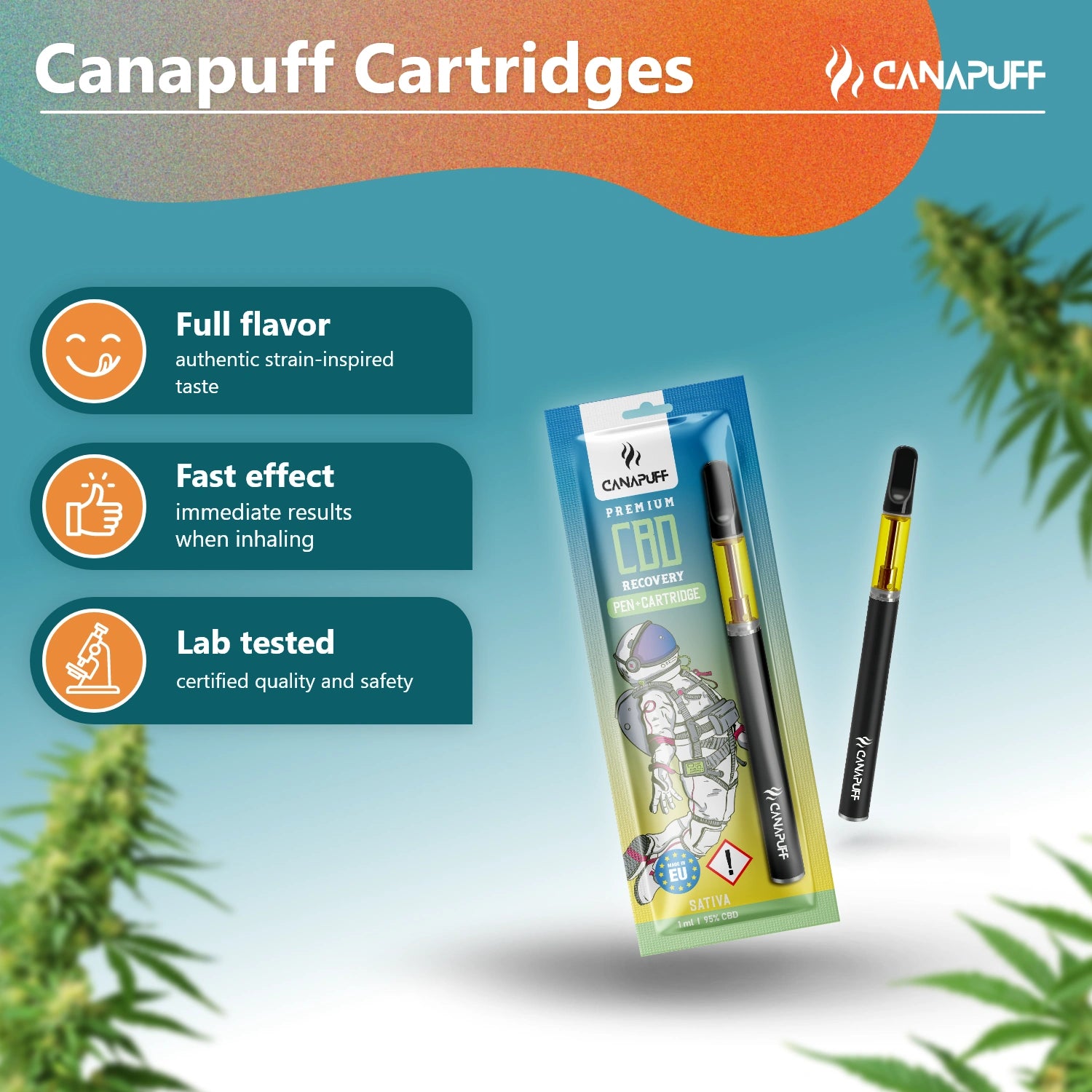 CBD Pen+Kartuş Recovery 95%