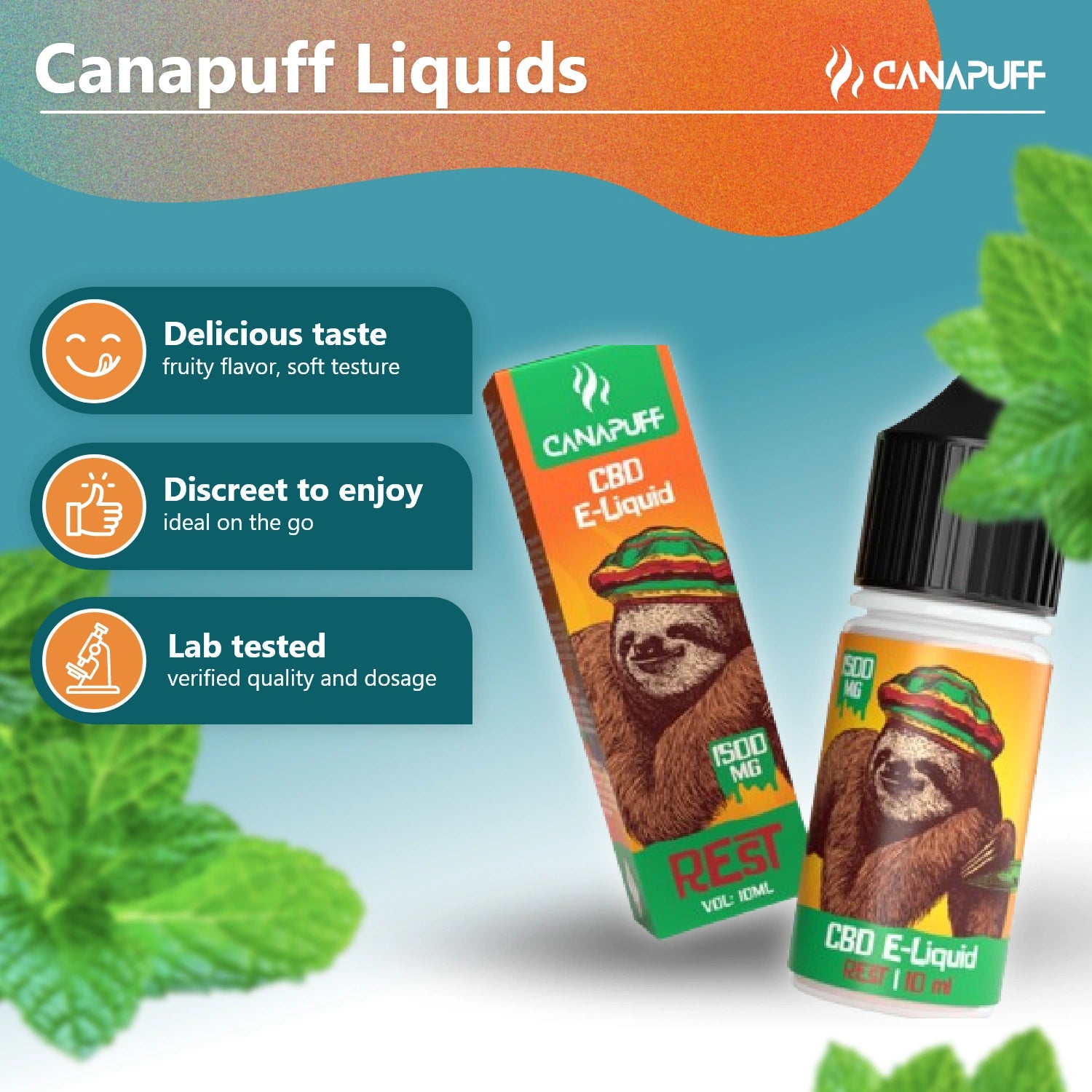 CBD liquid Υπόλοιπο 1.500mg