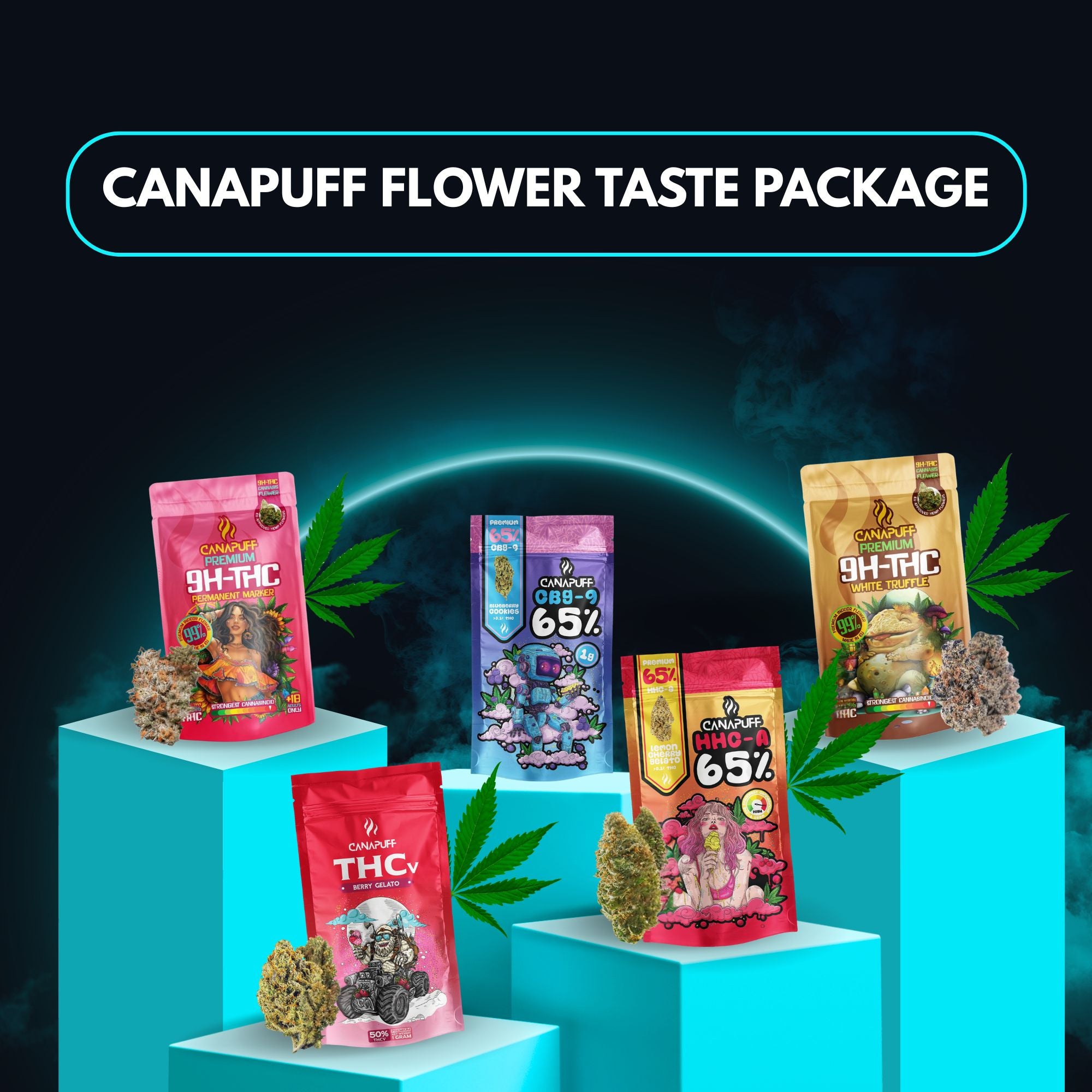 Canapuff Fleur Pack Saveurs