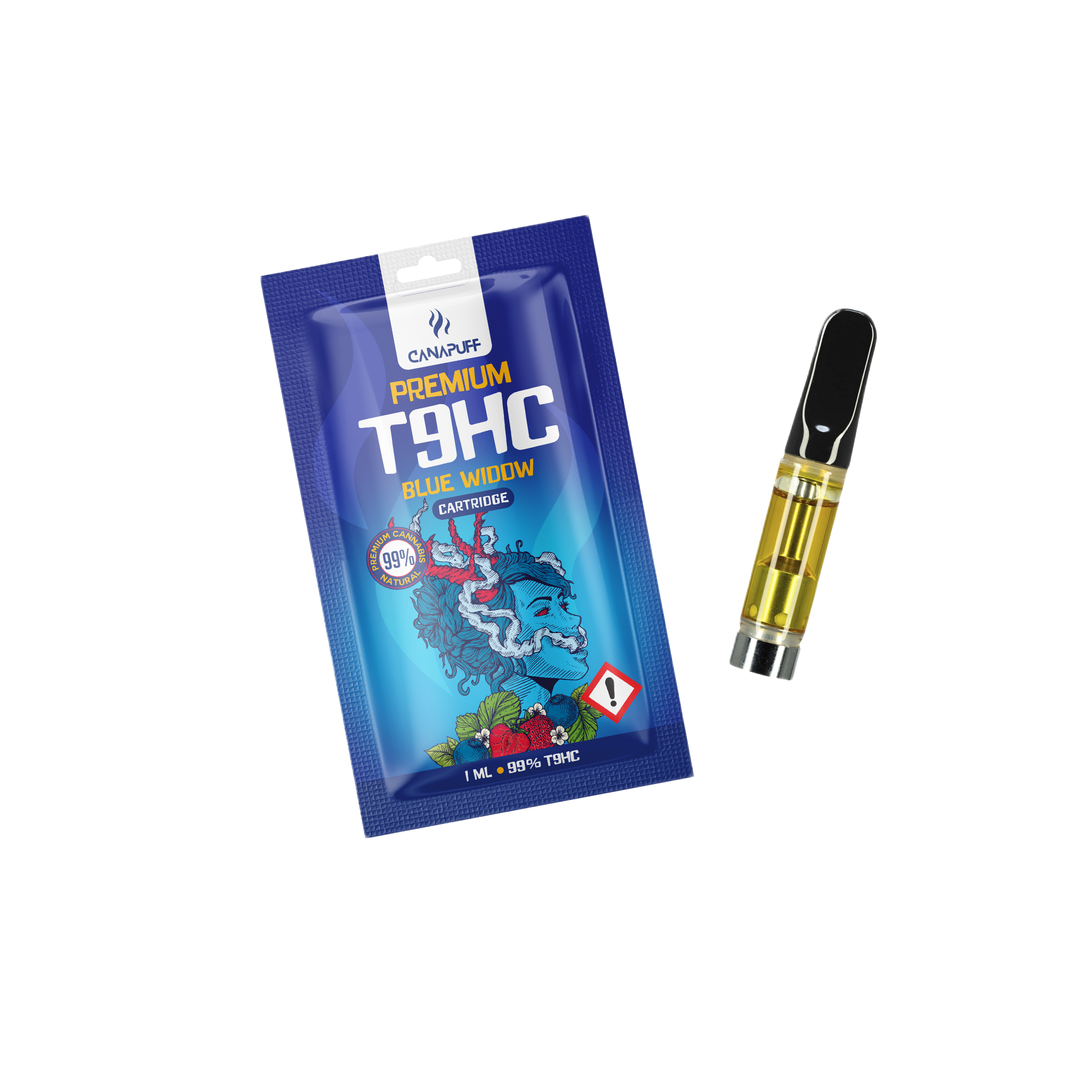 T9HC Cartridge Blue Widow 99%