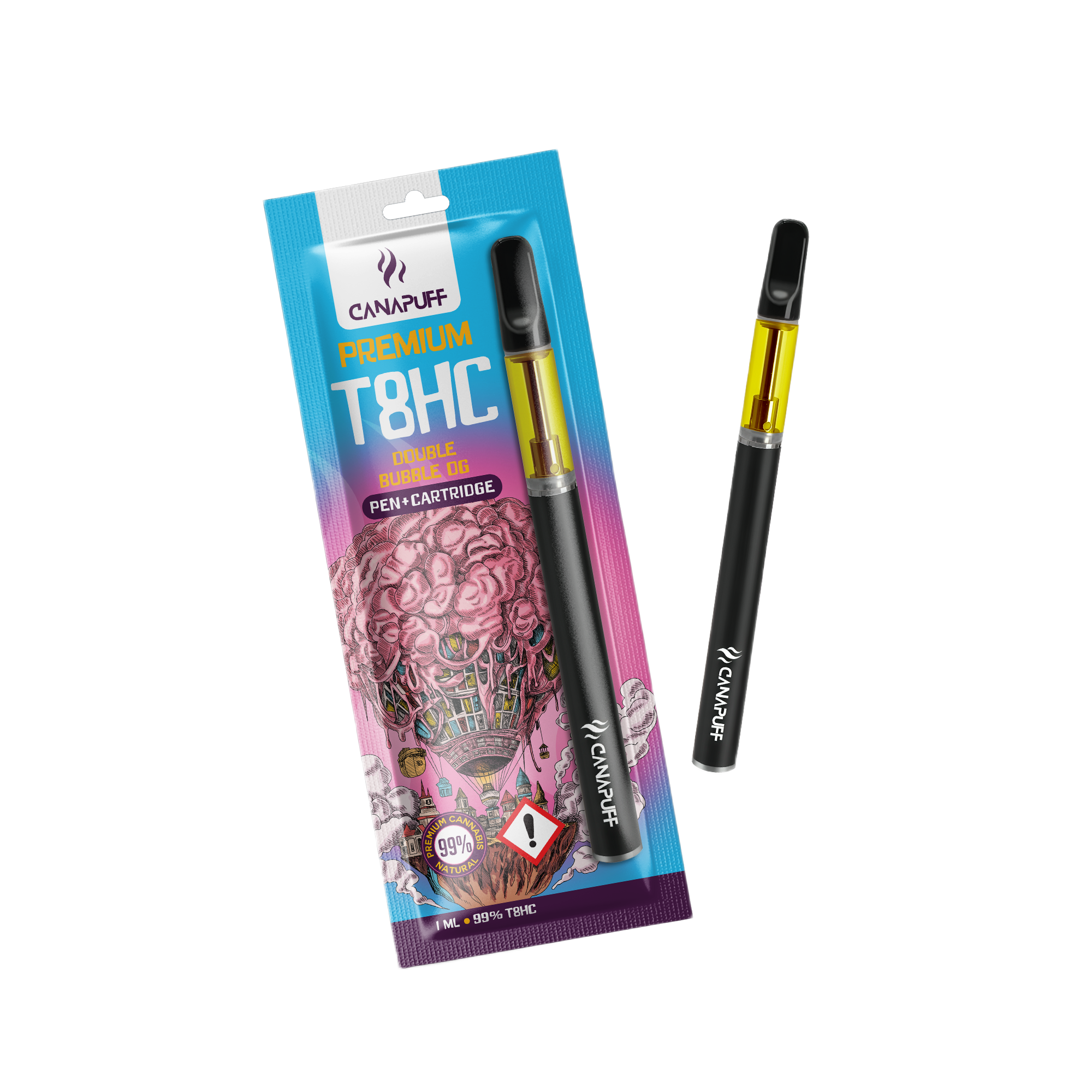 T8HC Pen+Cartridge Double Bubble 99%