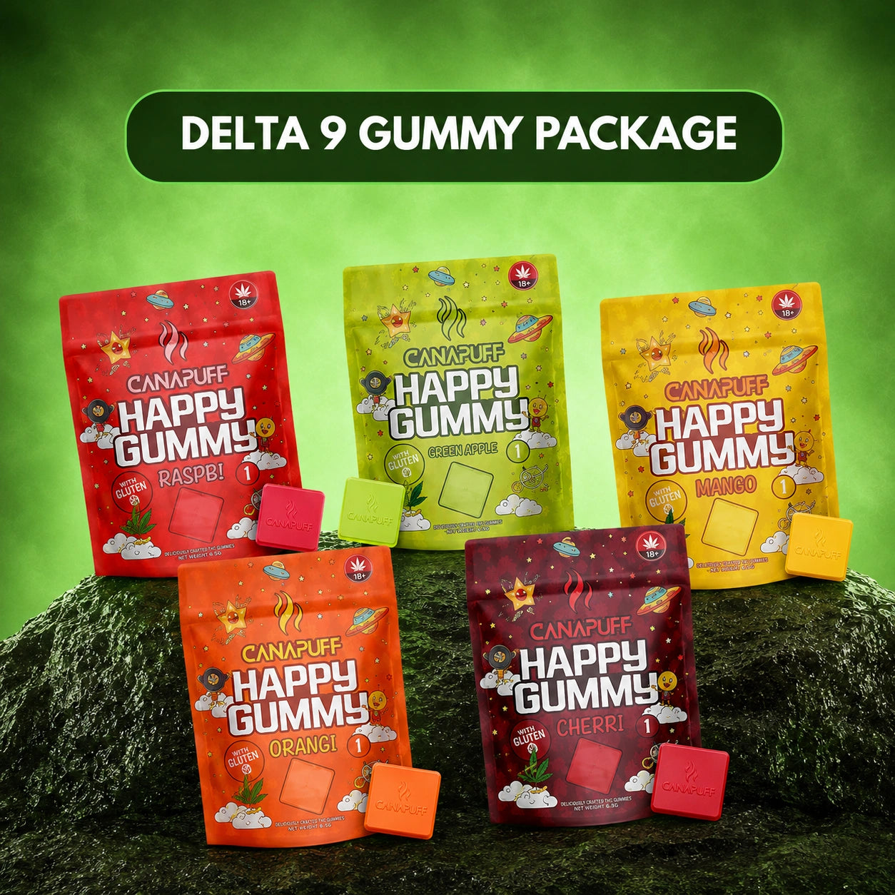 Delta 9 Gummy Package (5x 5pcs)