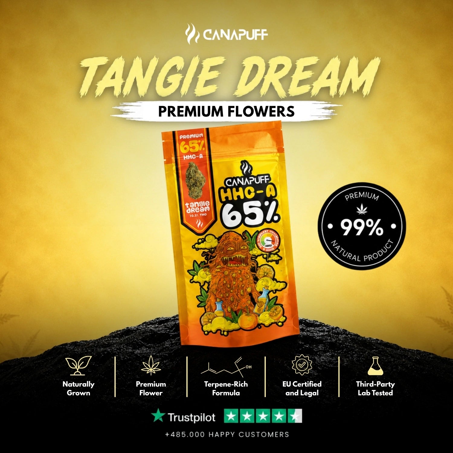 HHC-A Fleurs Tangie Dream 65%