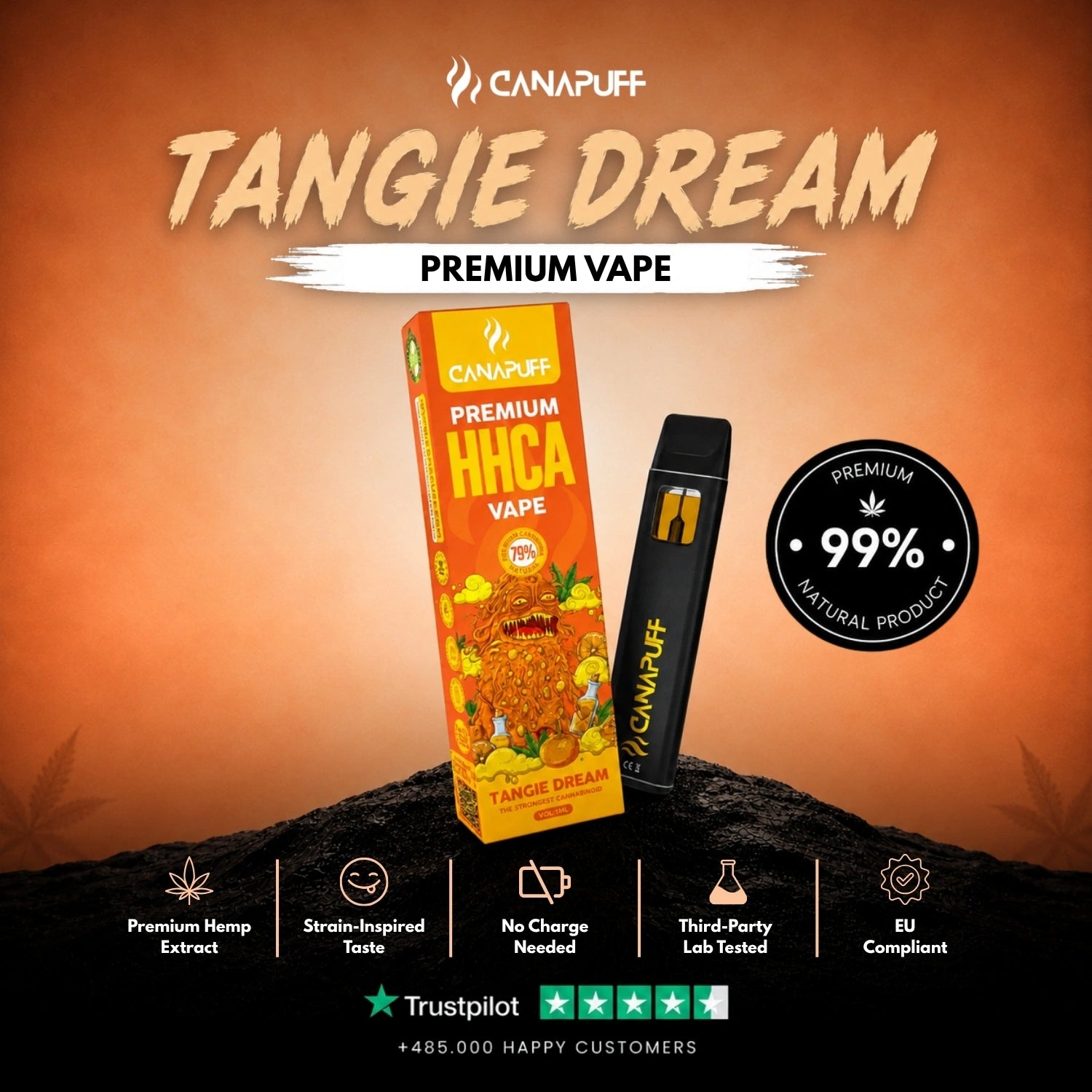 HHC-A Vape Tangie Dream 79% 1ml