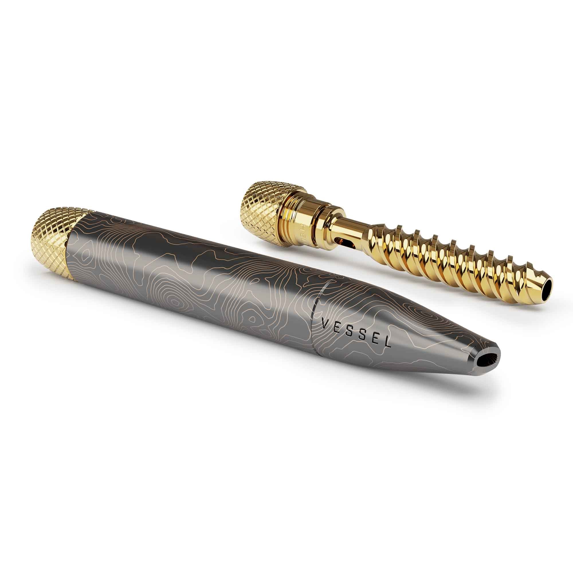 Vessel Pen arany díszítéssel összeszerelve