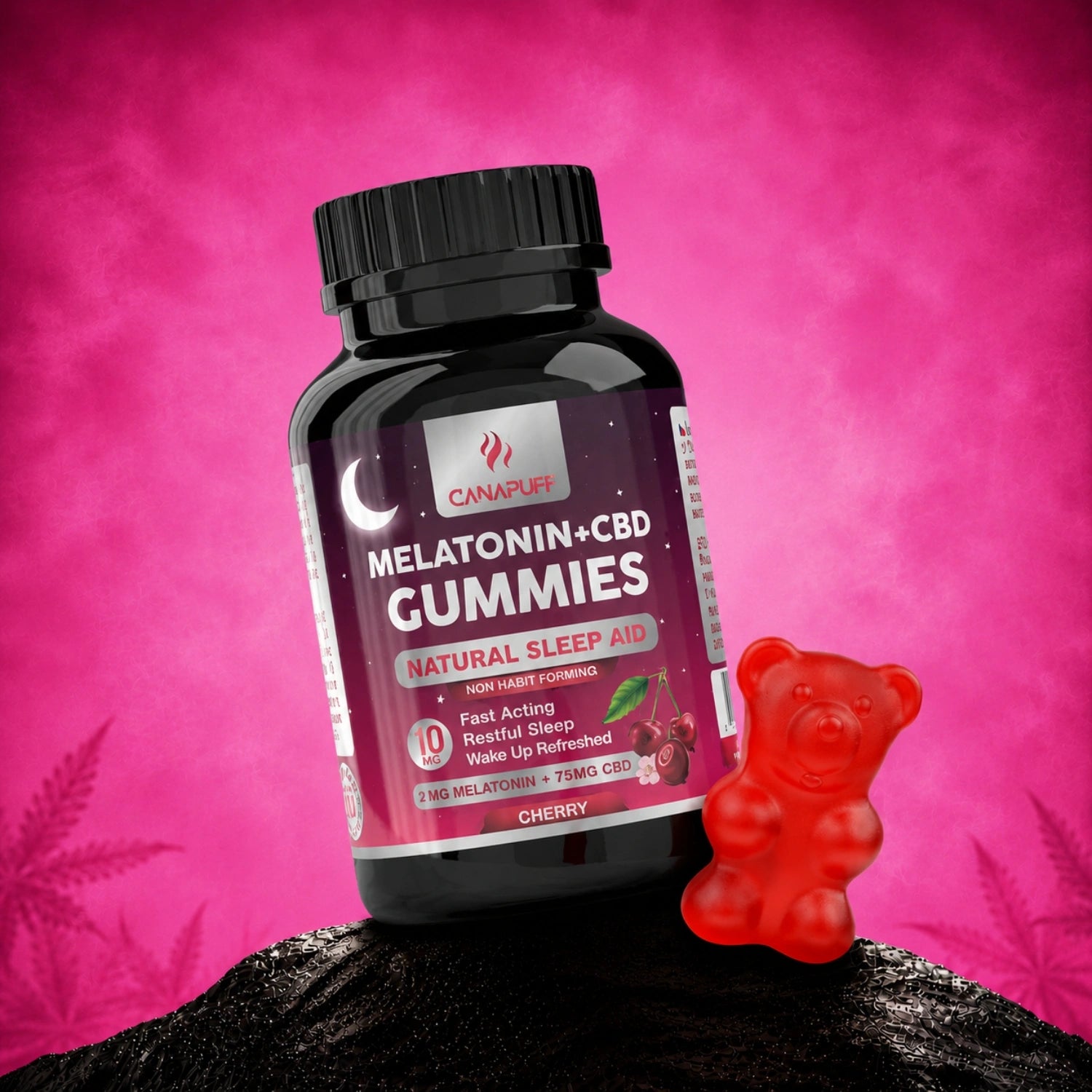 Mélatonine+CBD Gummies Cerise