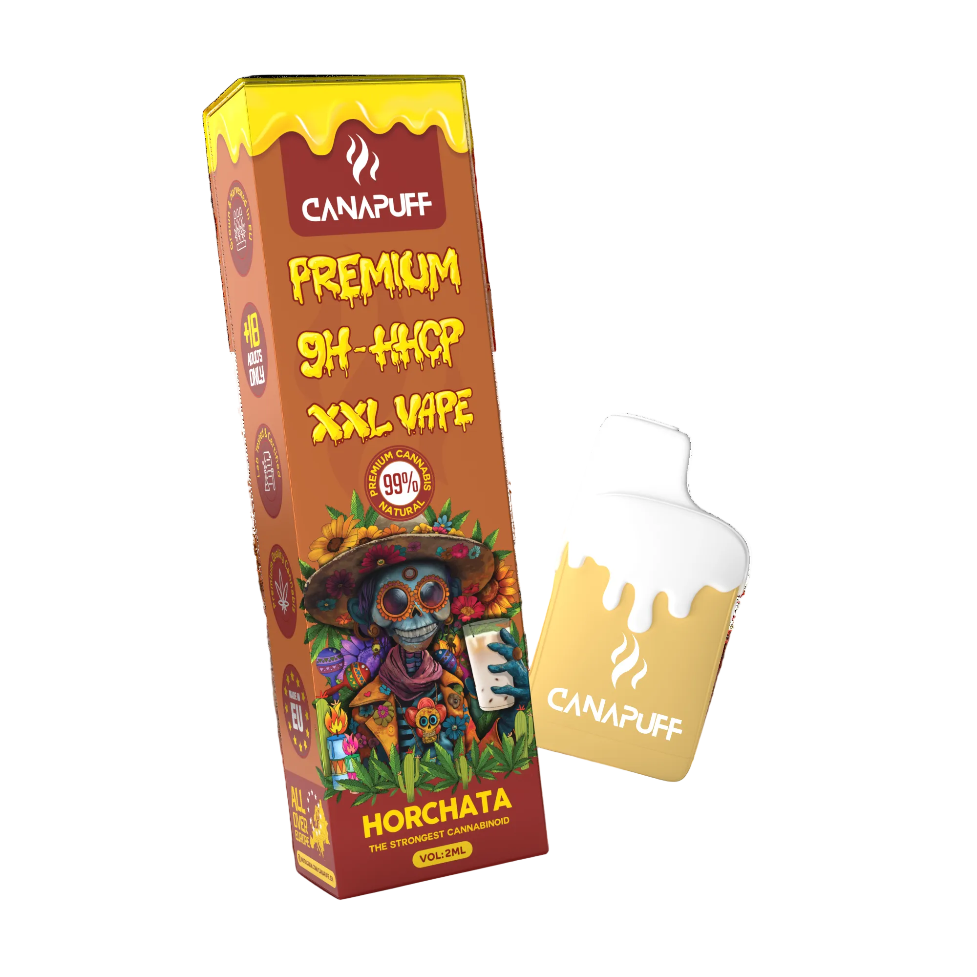 9H-HHCP XXL garintuvas Horchata 99% 2ml