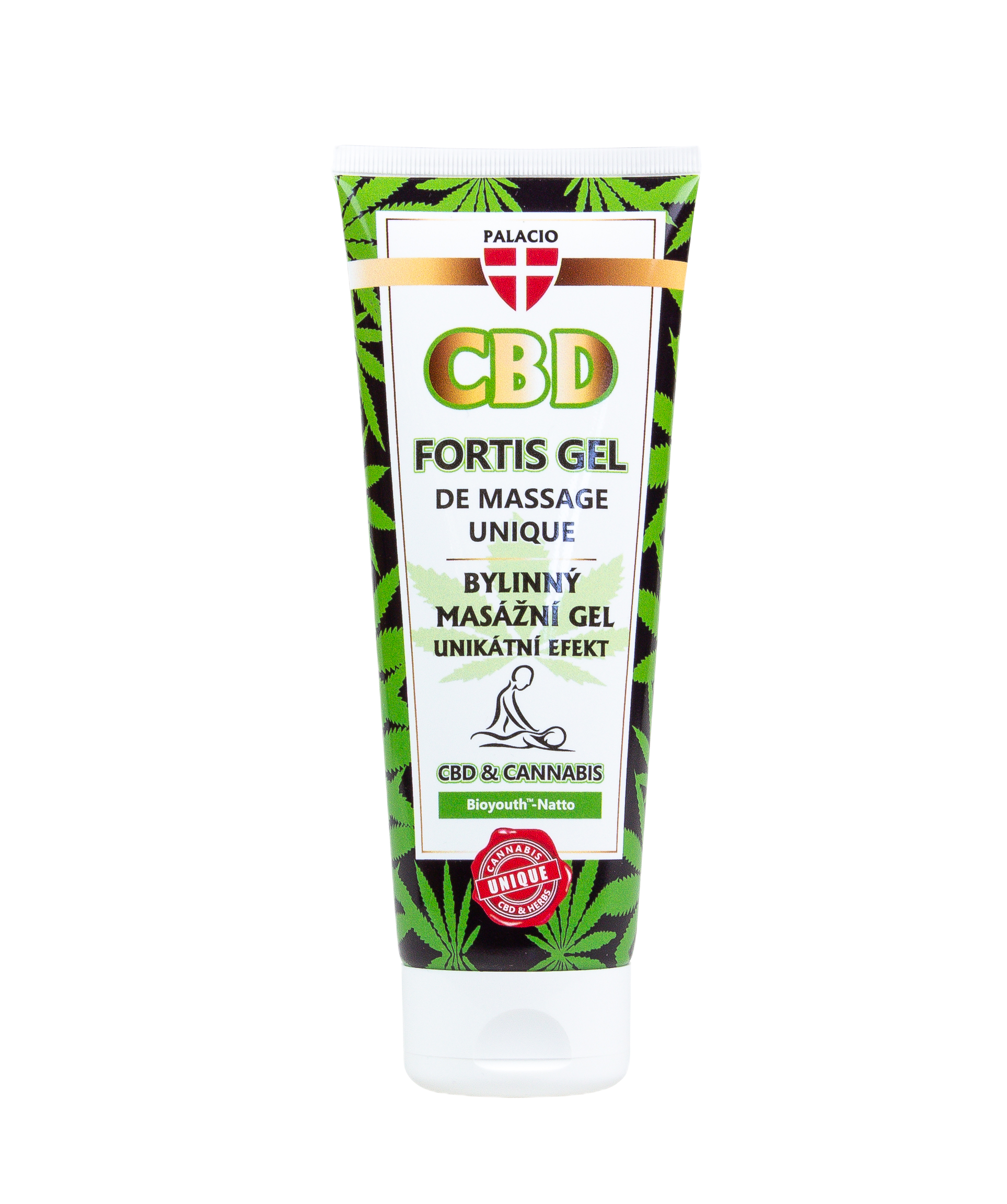 CBD Fortis unique massage gel 200ml - Palacio