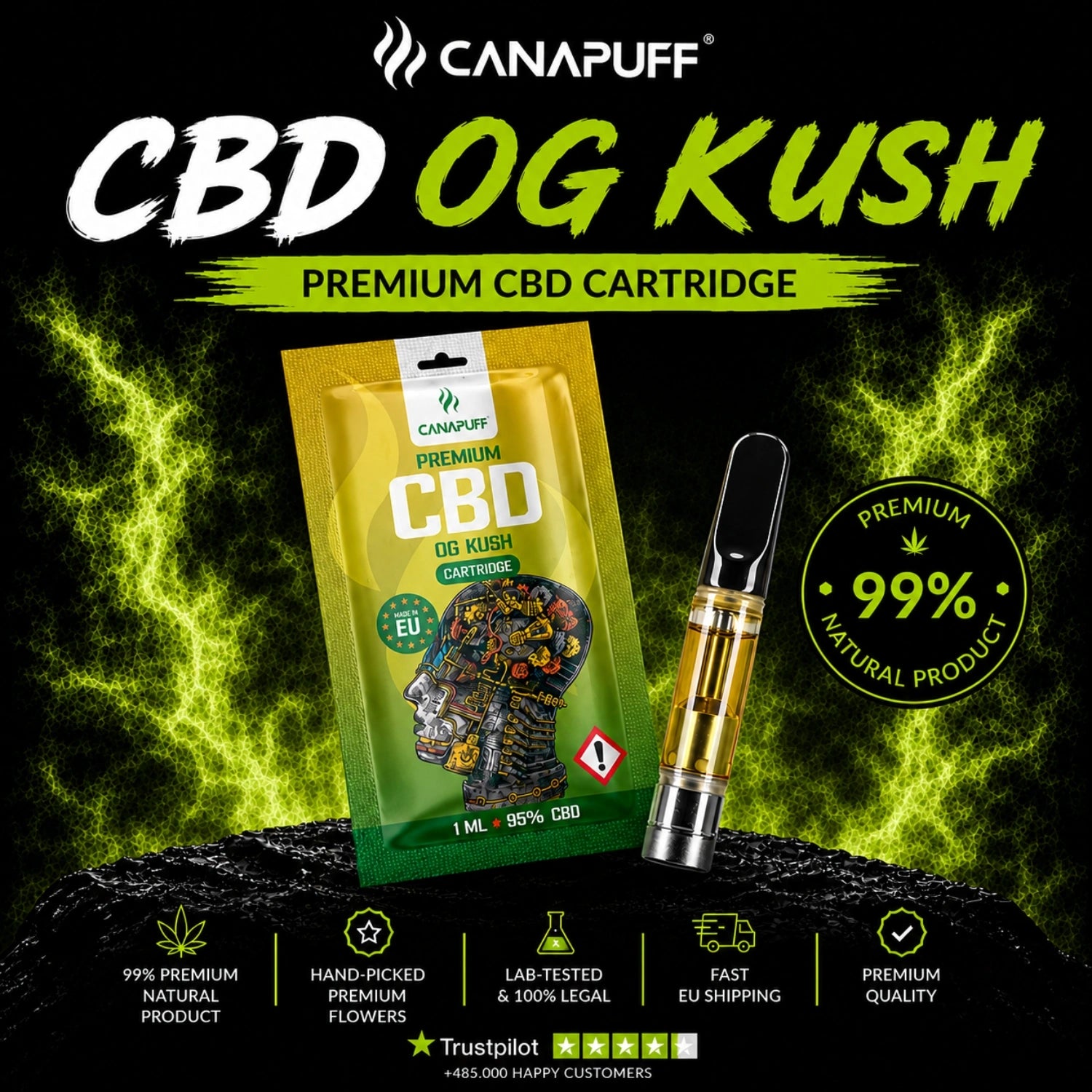 CBD Kartuş OG Kush 95%