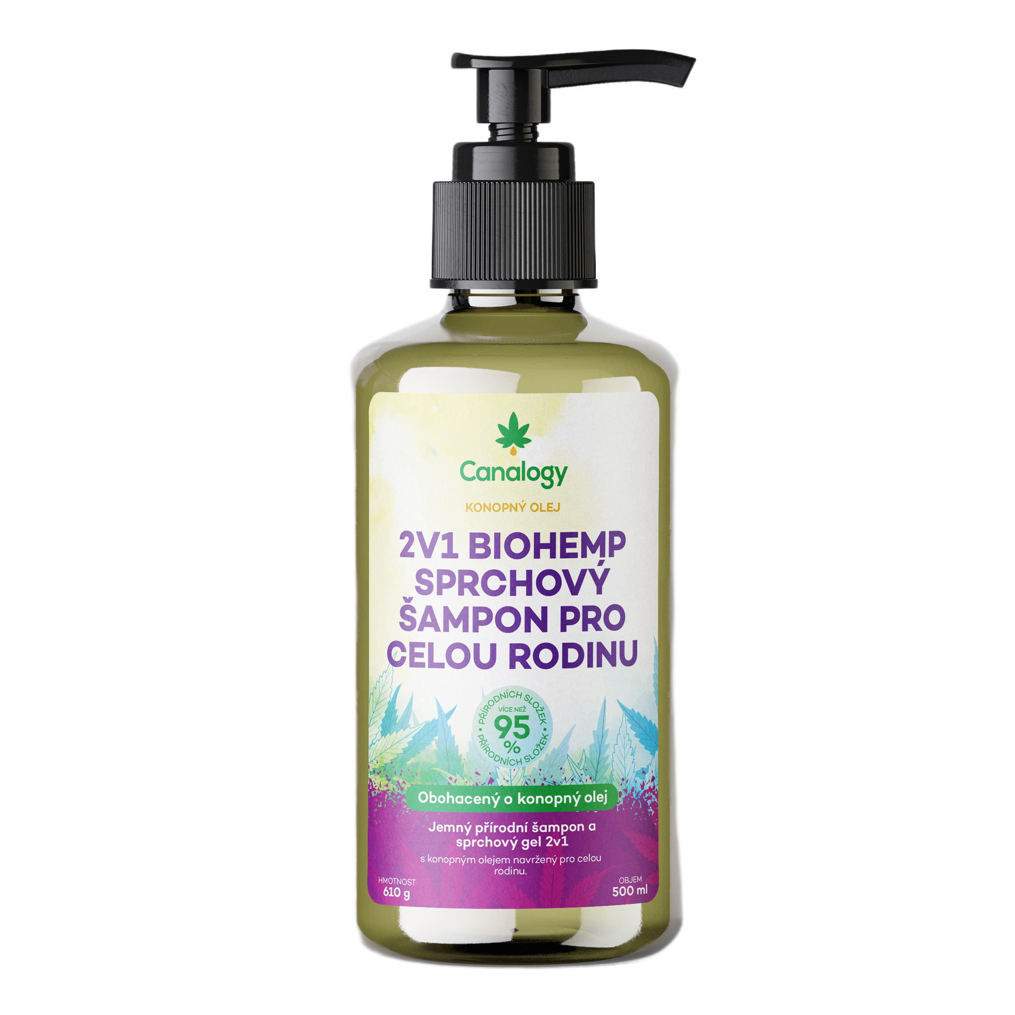 2in1 BioHemp shower shampoo for the whole family - Canalogy