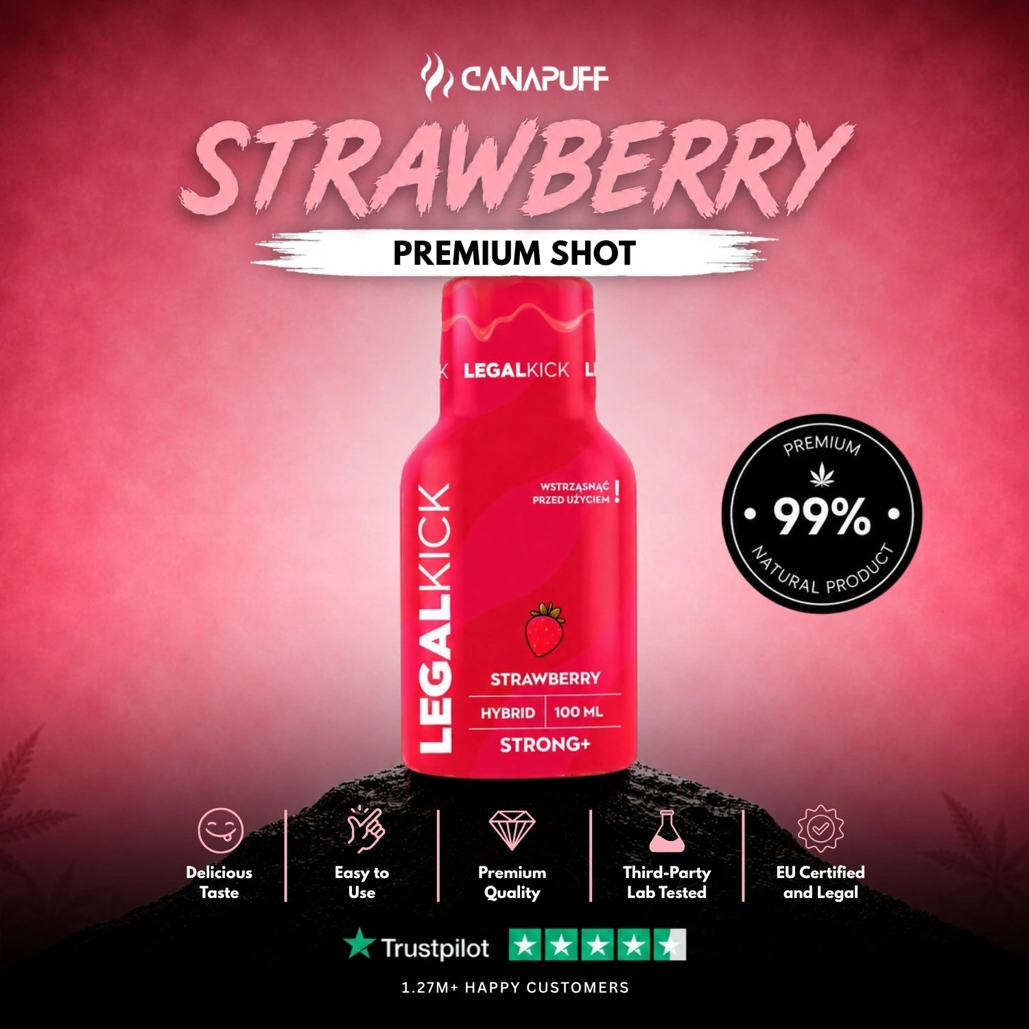 Shot LEGALKICK Fraise