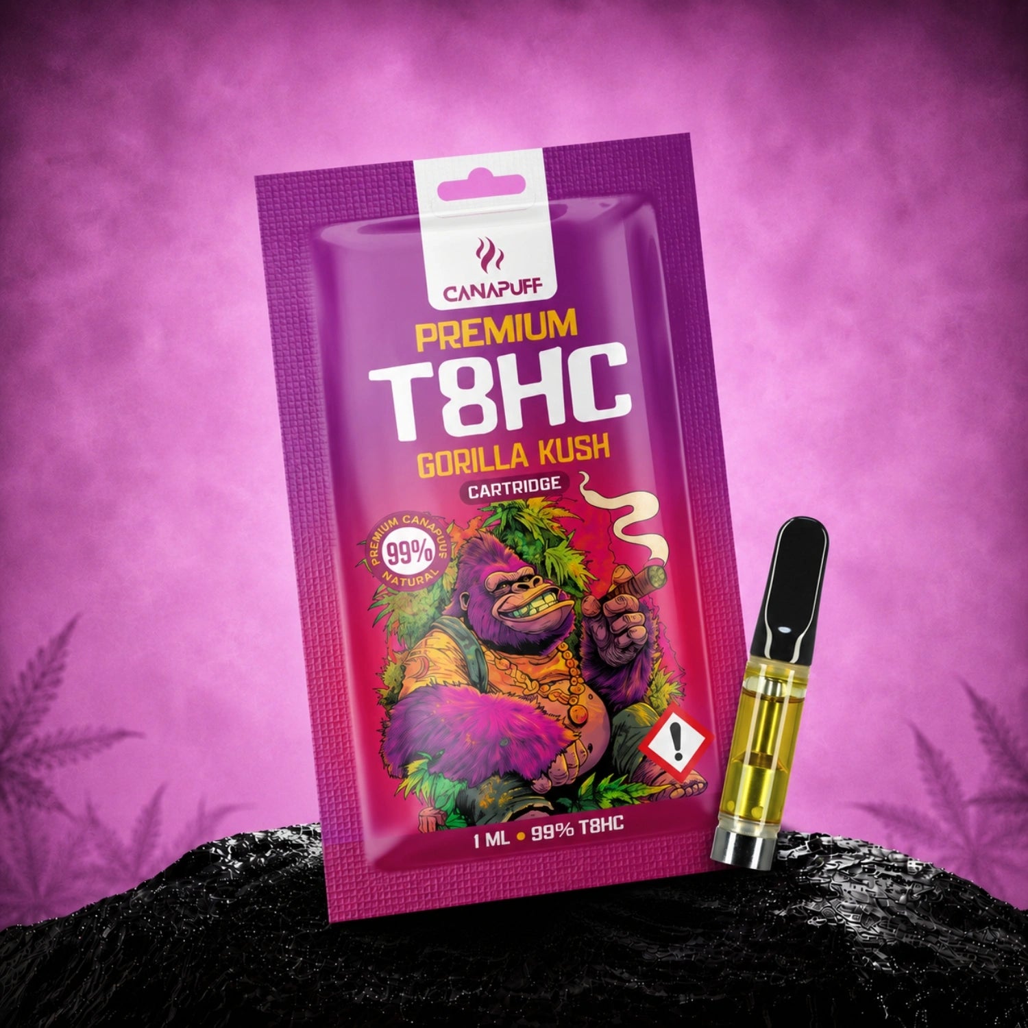 T8HC kazeta Gorilla Kush 99%