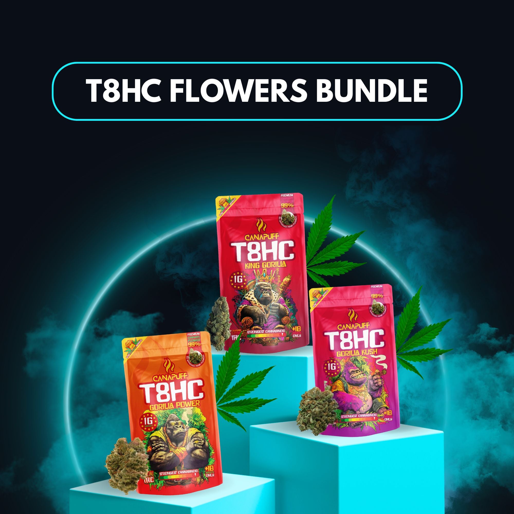 T8HC Květy Bundle (3x1g)
