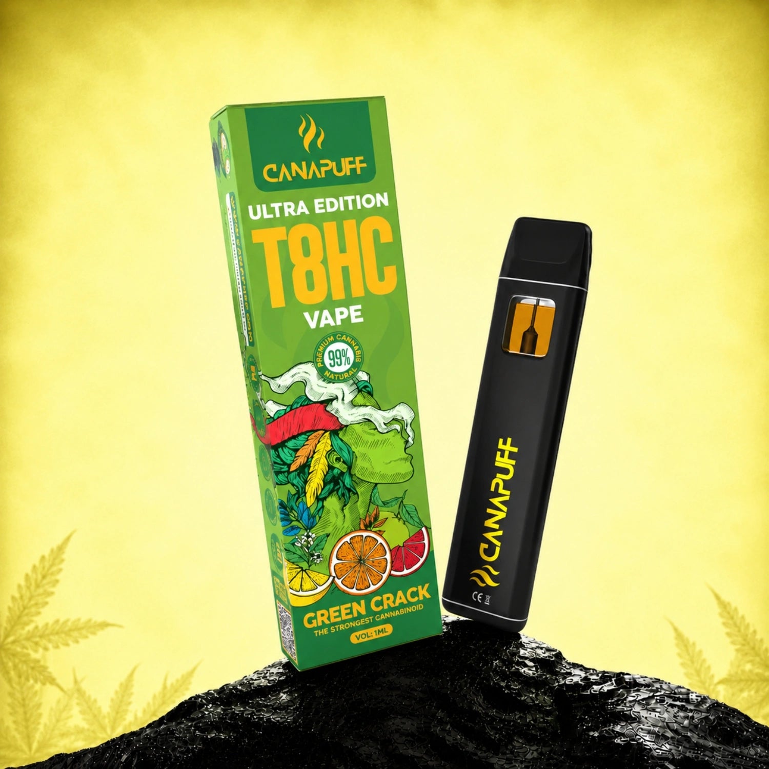 T8HC Vape Green Crack Ultra Edition 99 % 1 ml