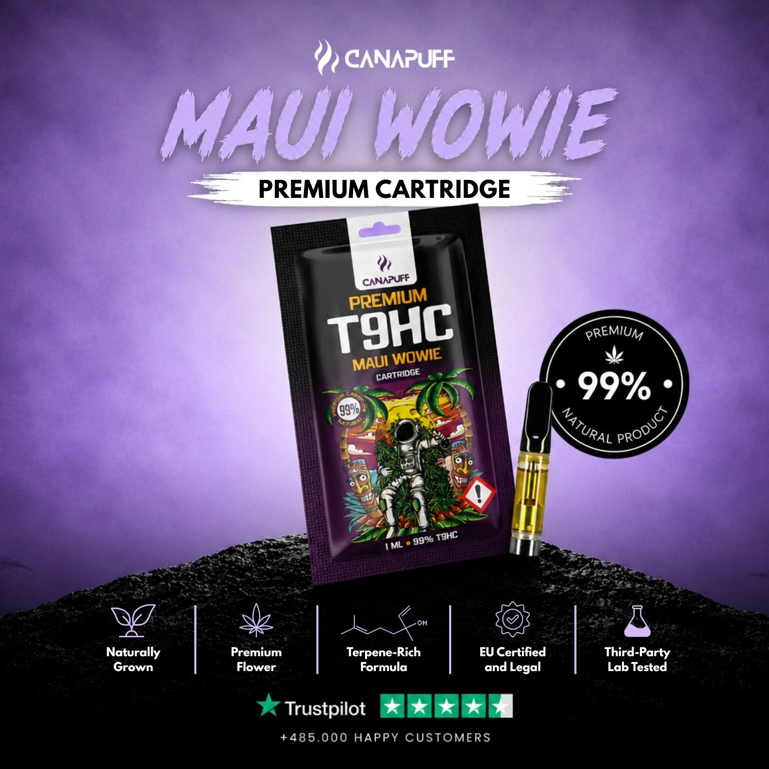 T9HC Cartouche Maui Wowie 99 %