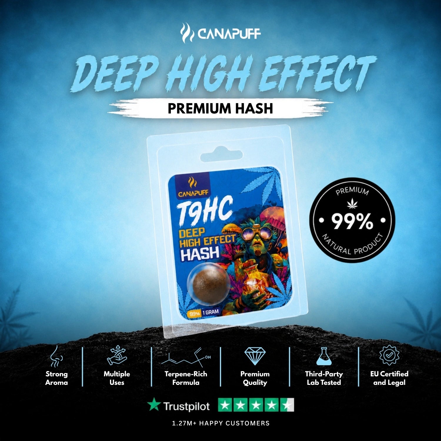 TⳊHC Hash Deep High Effect 99%