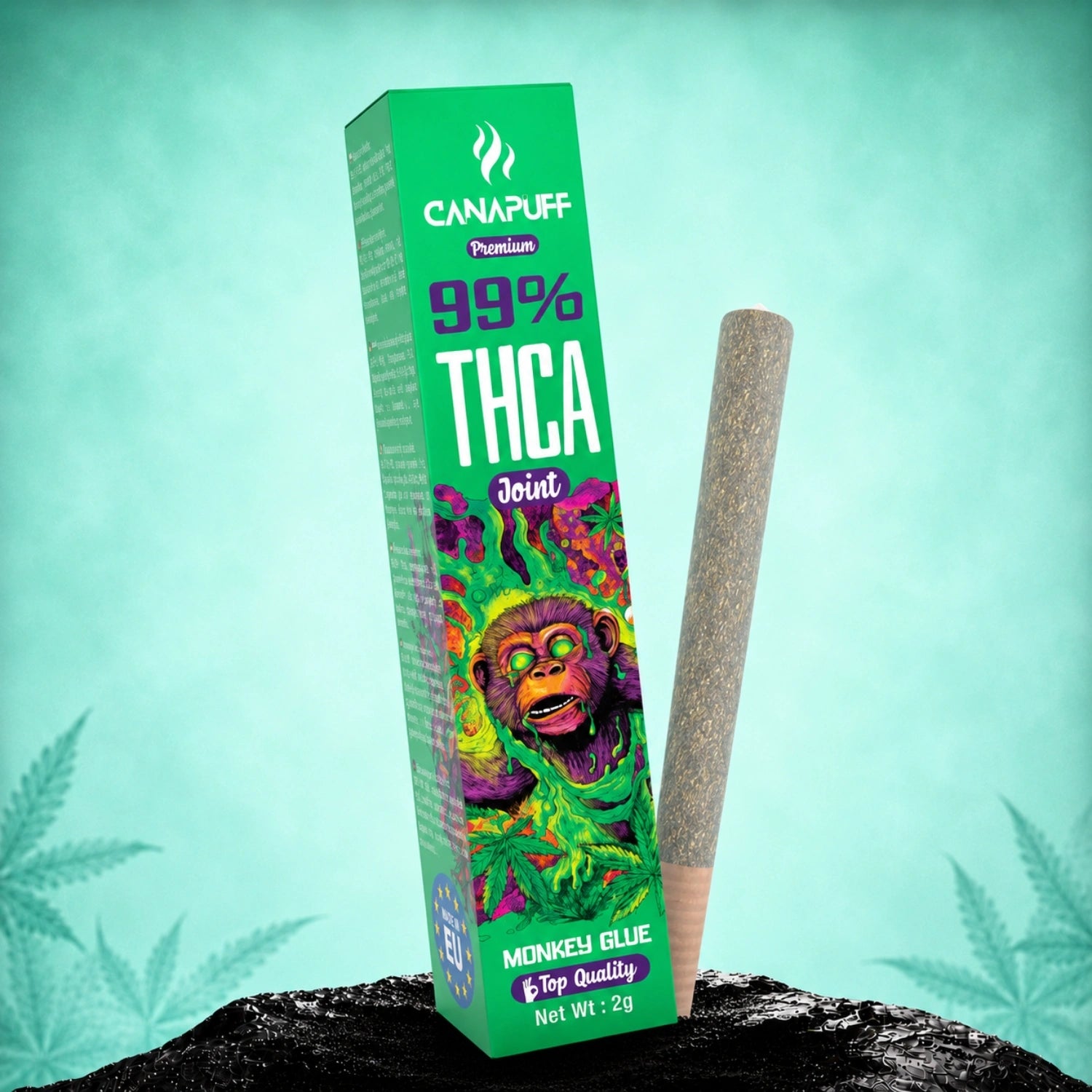 Canapuff THCA Joint Monkey Glue 99% 2g