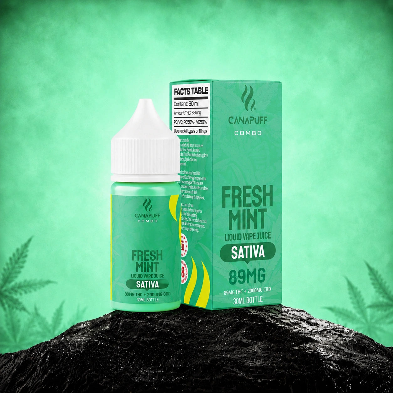 Delta 9 Liquid 89mg CBD Fresh Mint 30ml