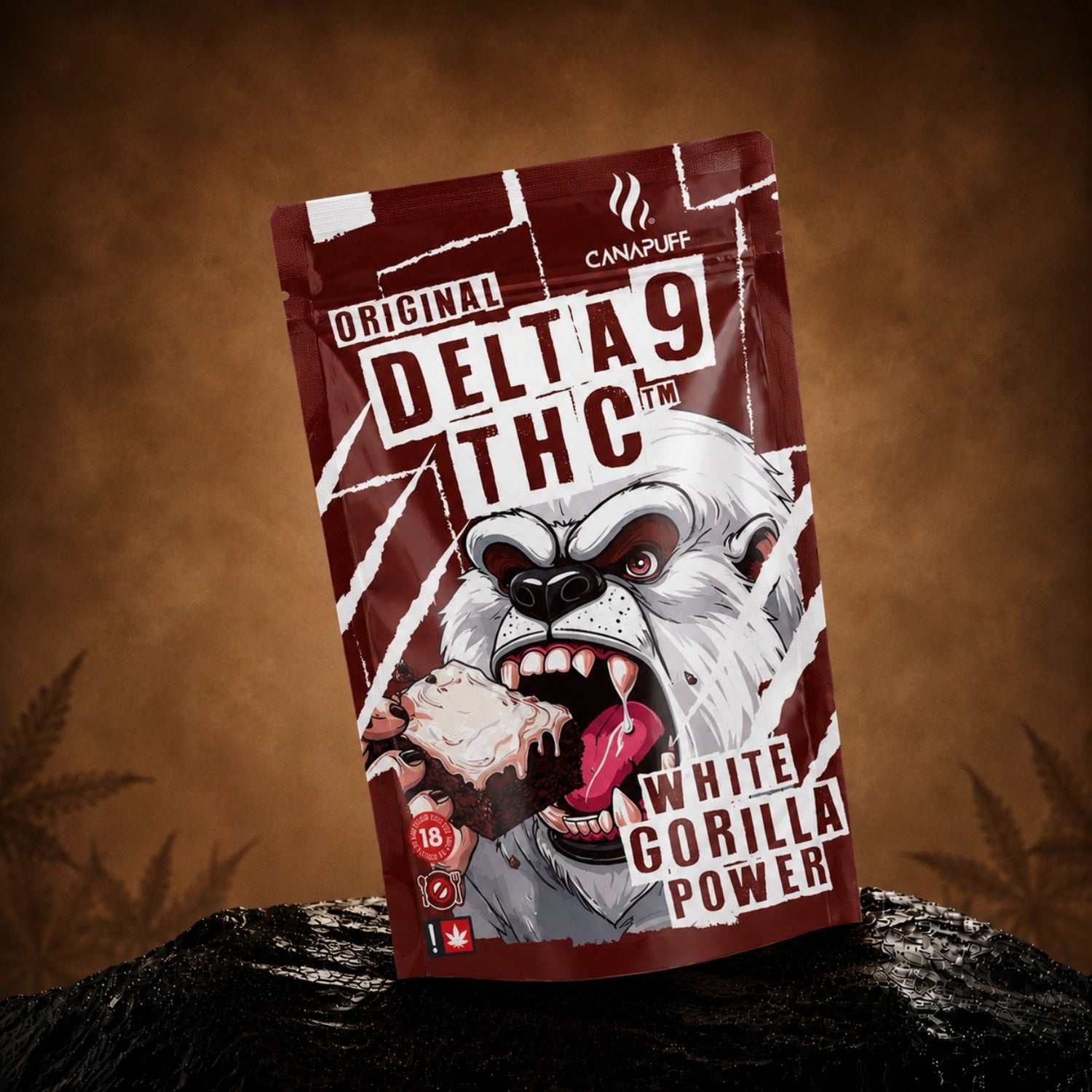 THC Delta 9 bílý Gorilla Power