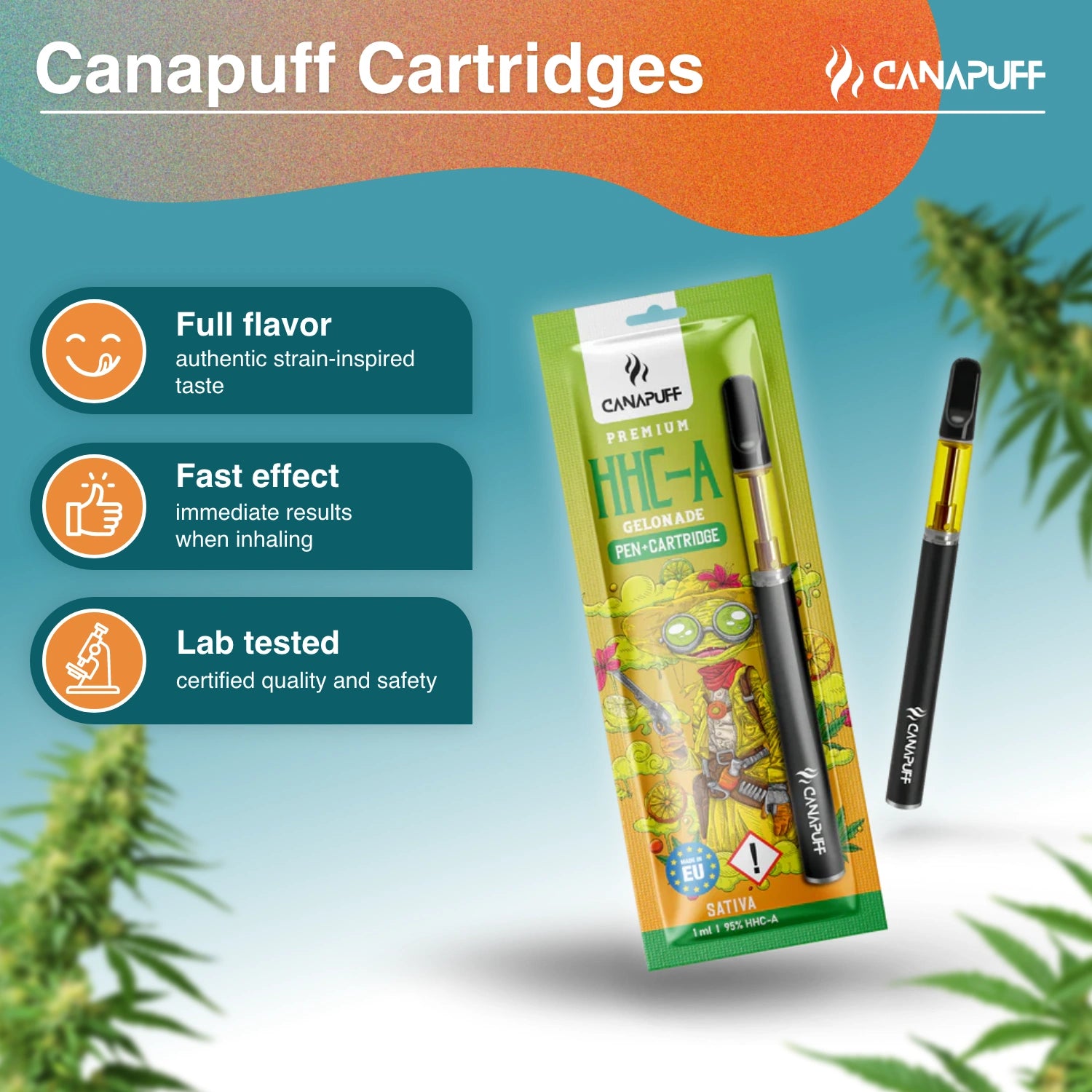 HHC-A Pen+Kartuş Gelonade 95%