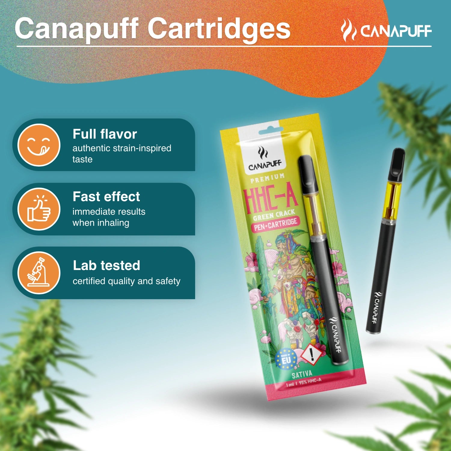 HHC-A Pen+Kartuş Green Crack %95